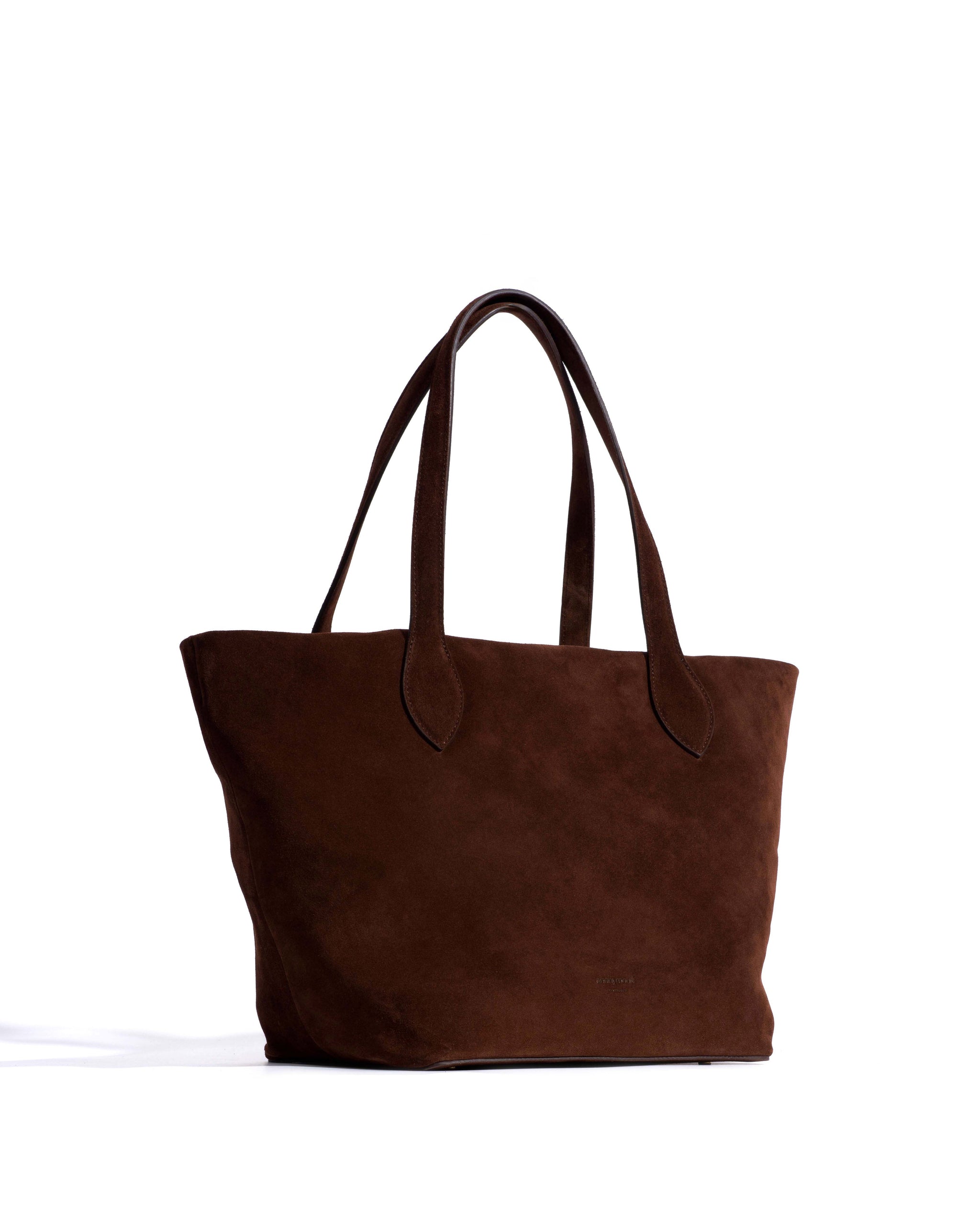 Arya carryall bag Calf suede Chocolate - Anonymous Copenhagen Bags