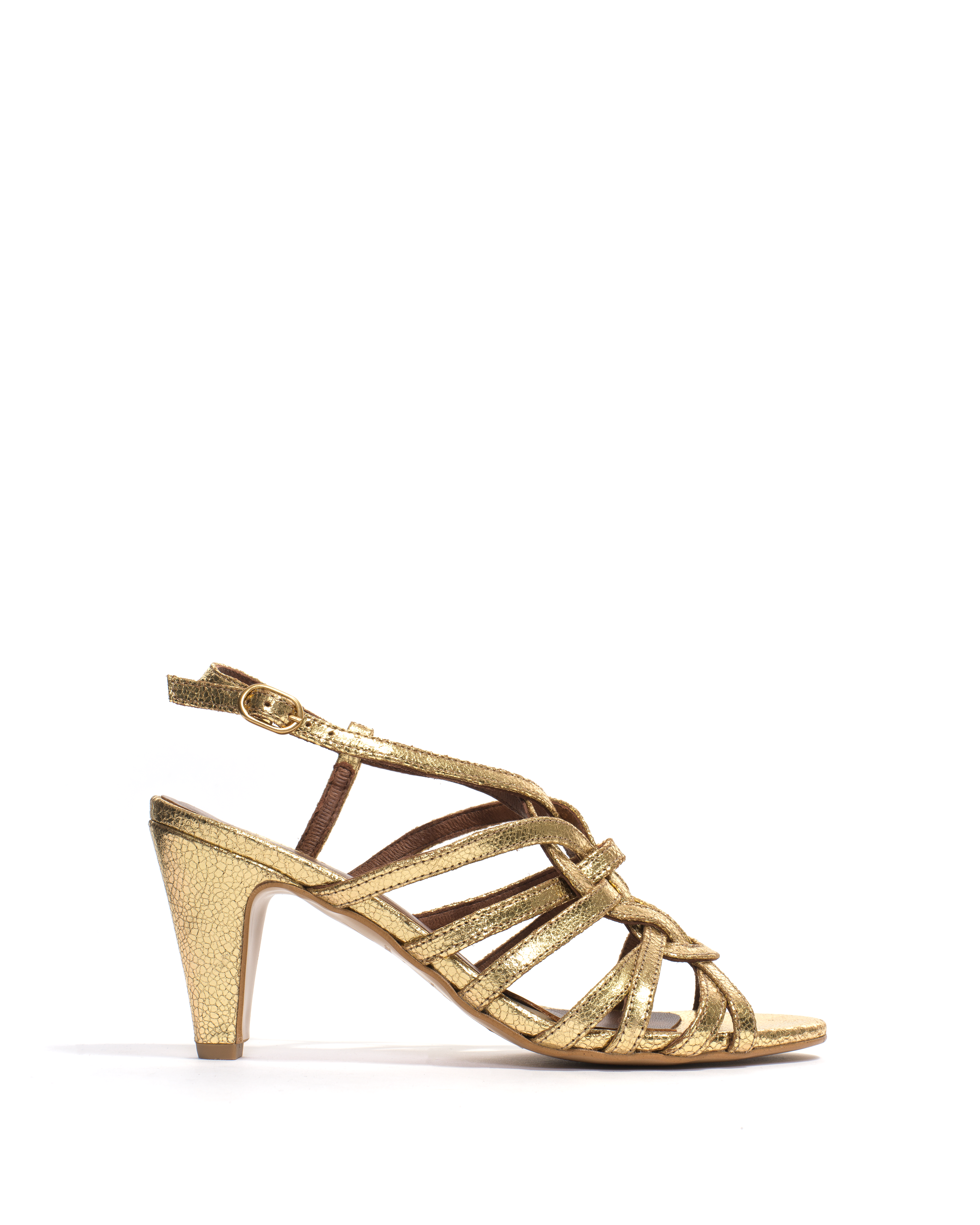 Vickey 75 Crackled metallic goat Gold