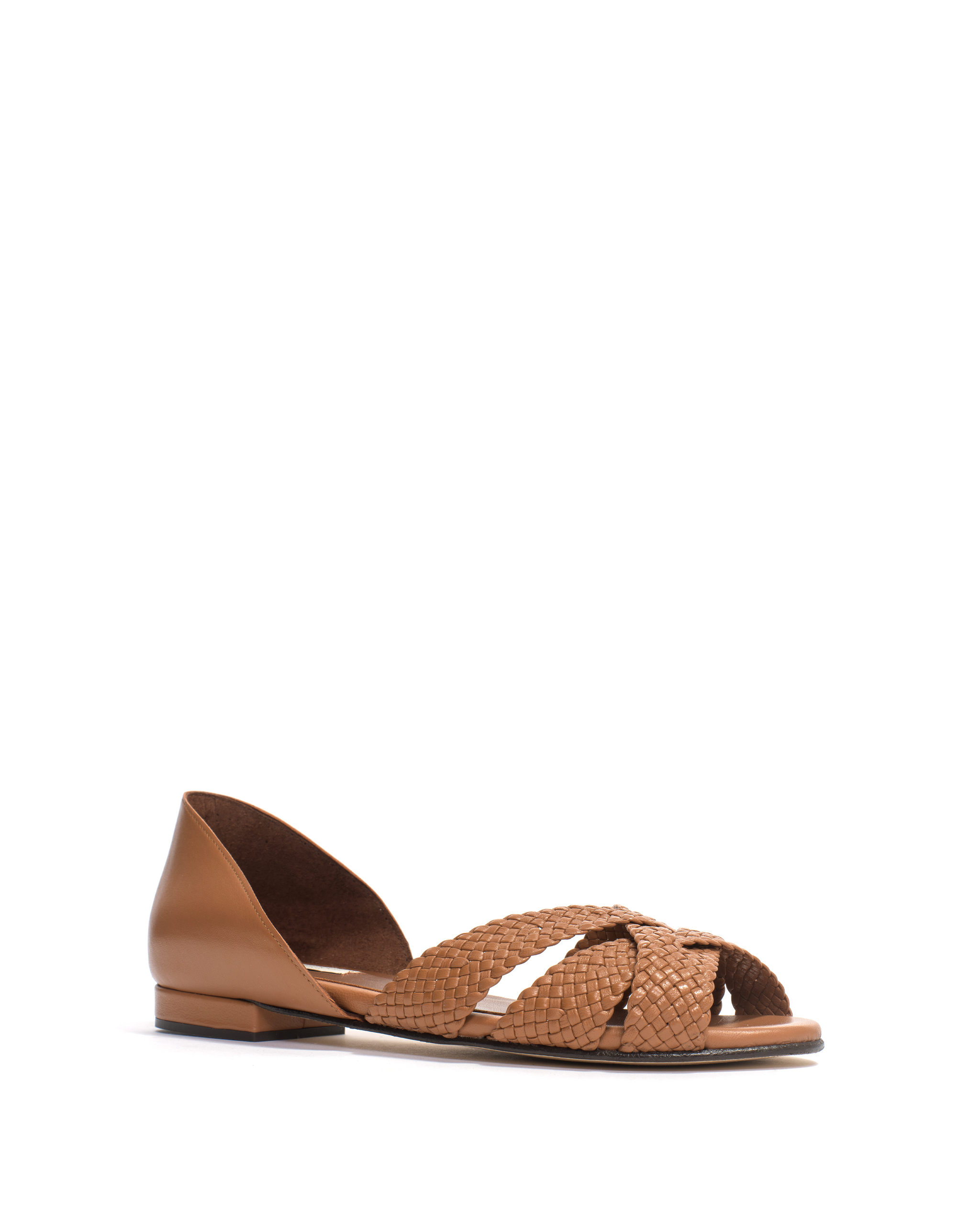 Sanni 20 hand-braided Hand-braided leather Caramel - Anonymous Copenhagen