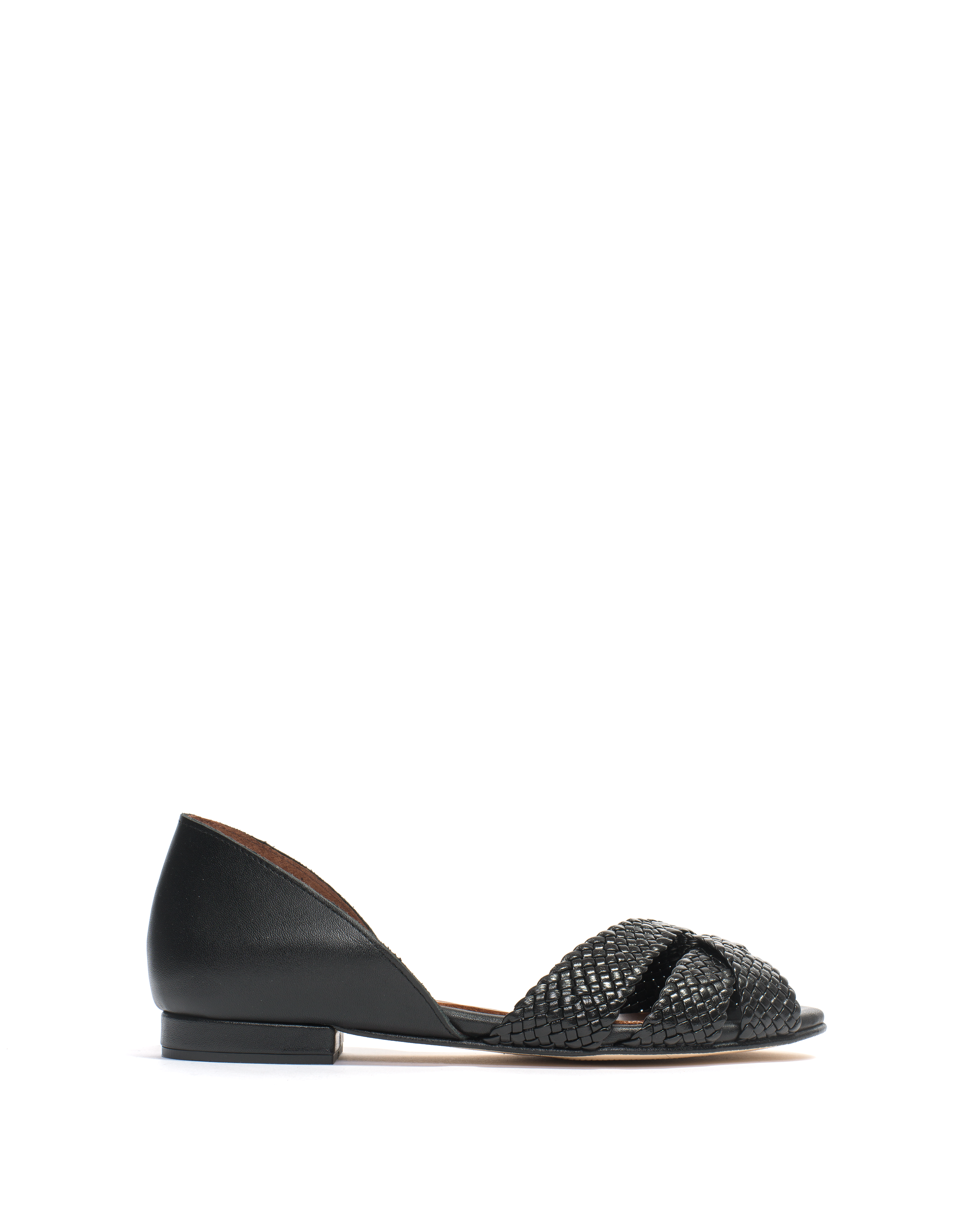 Sanni 20 hand-braided Hand-braided leather Black