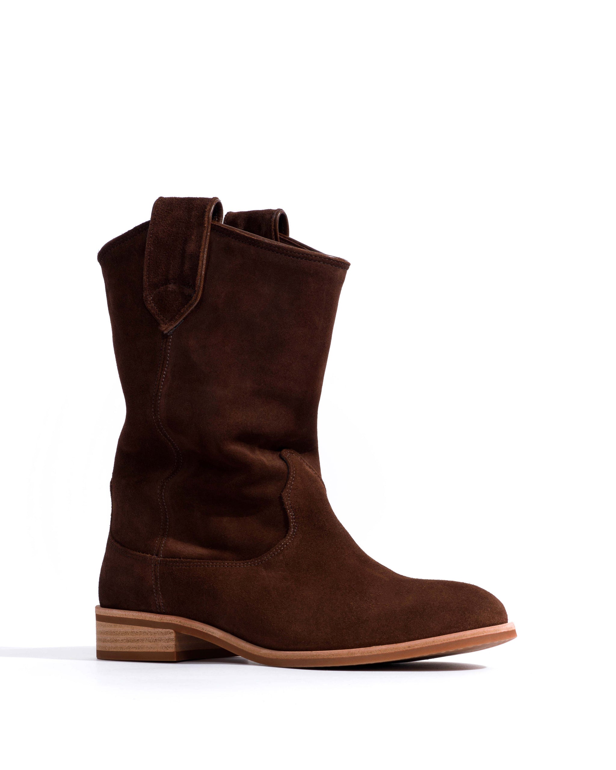 Claudia Calf suede Chocolate - Anonymous Copenhagen Ankle boots