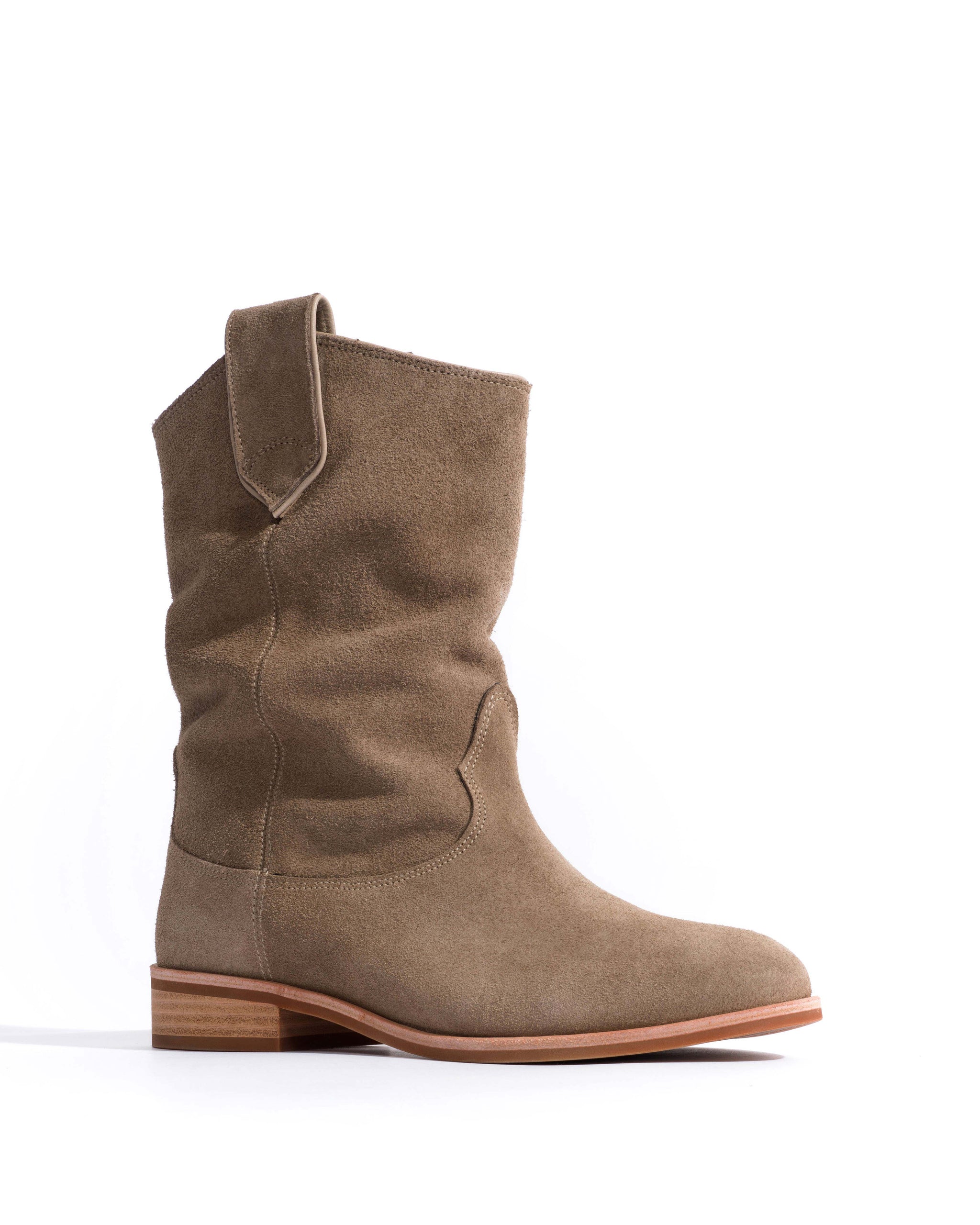 Claudia Calf suede Mushroom - Anonymous Copenhagen Ankle boots