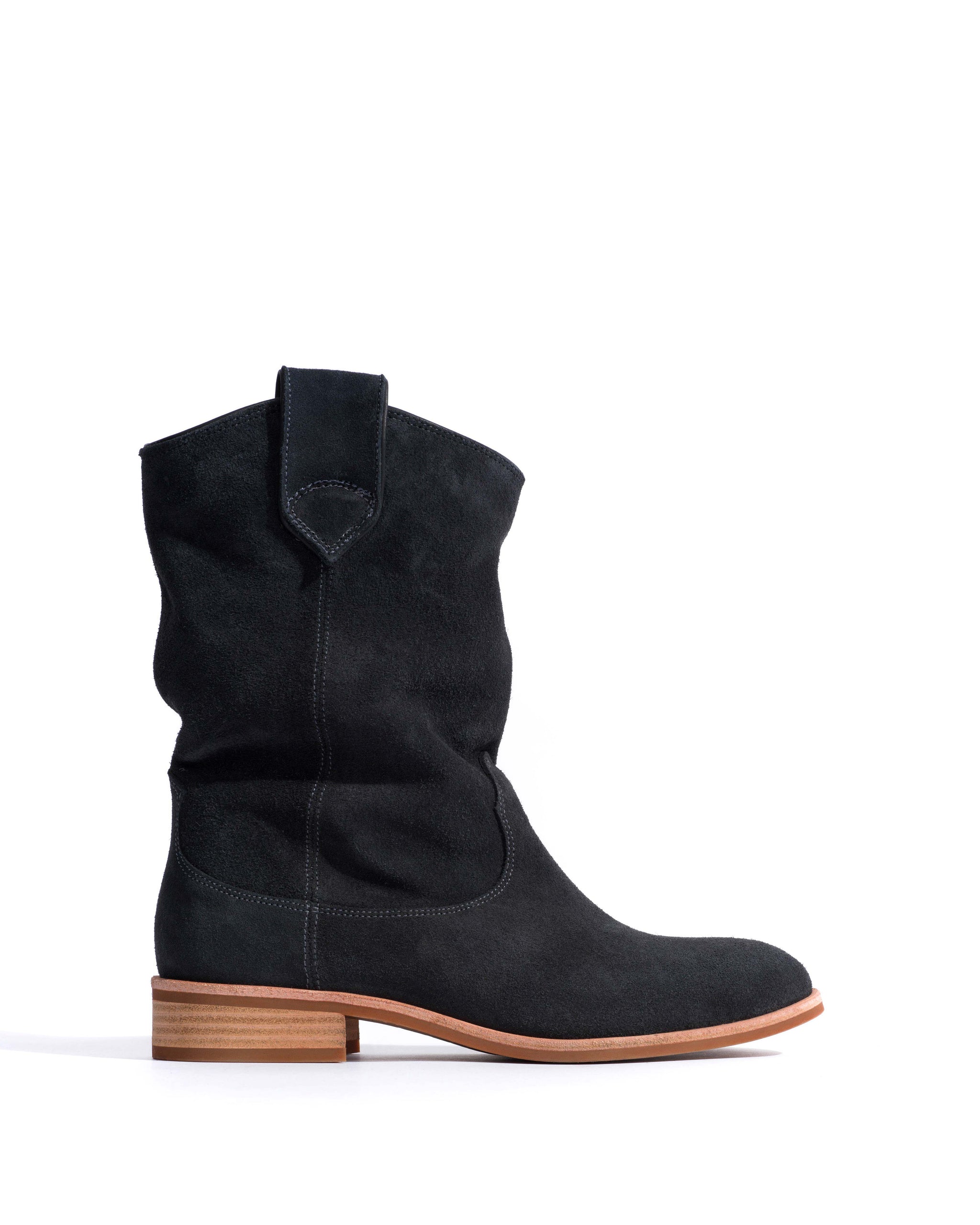 Claudia Calf suede Off black - Anonymous Copenhagen Ankle boots