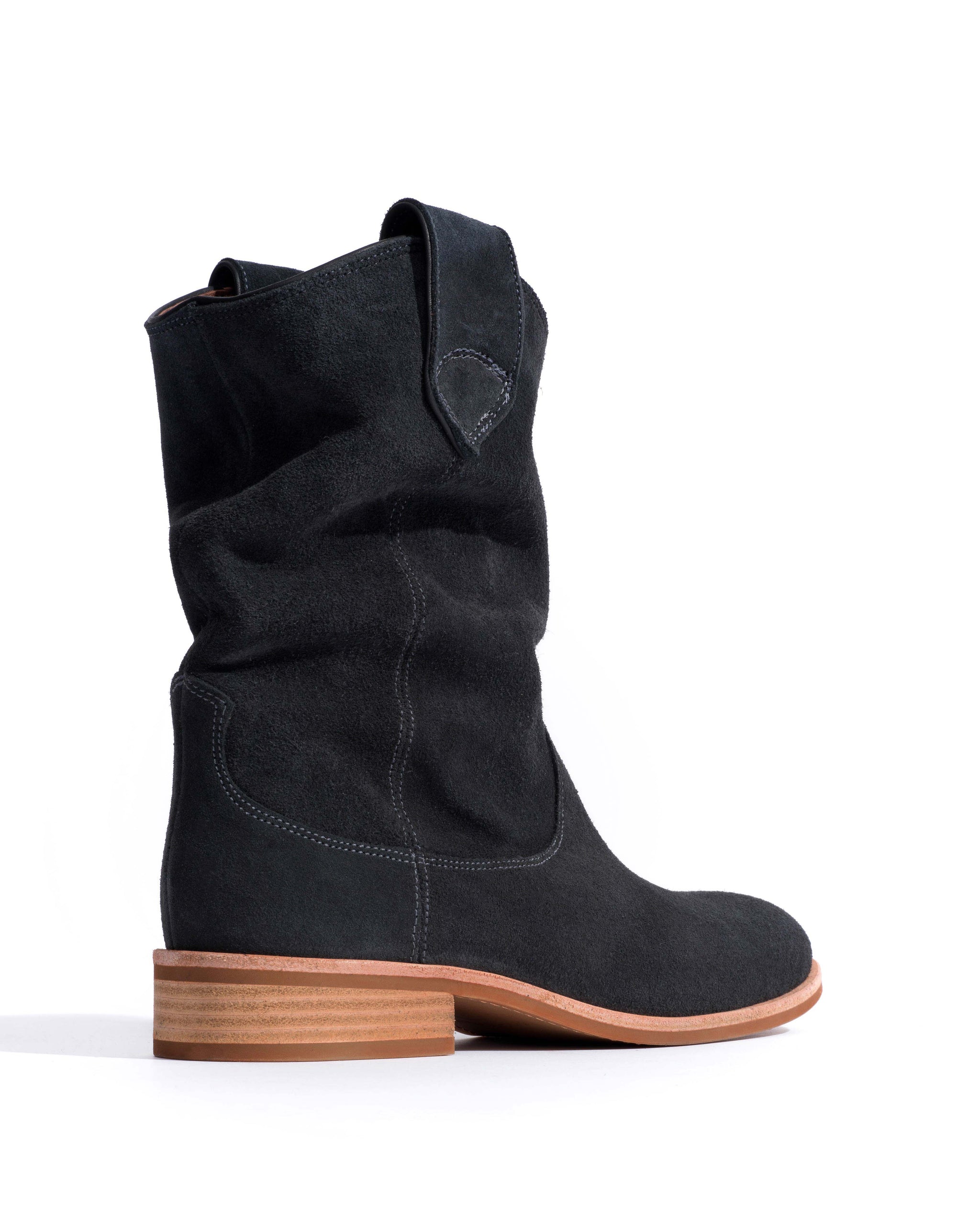 Claudia Calf suede Off black - Anonymous Copenhagen Ankle boots