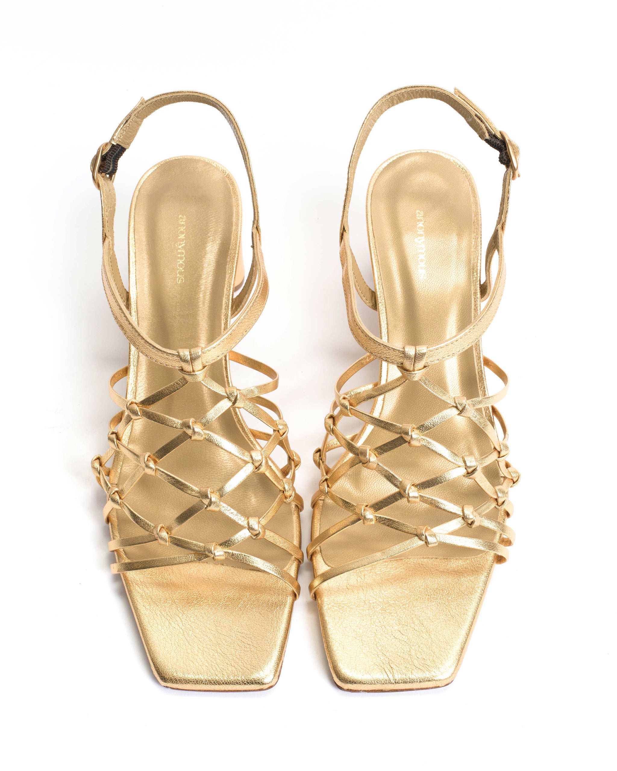 Coco 60 Hand-braided leather Gold - Anonymous Copenhagen