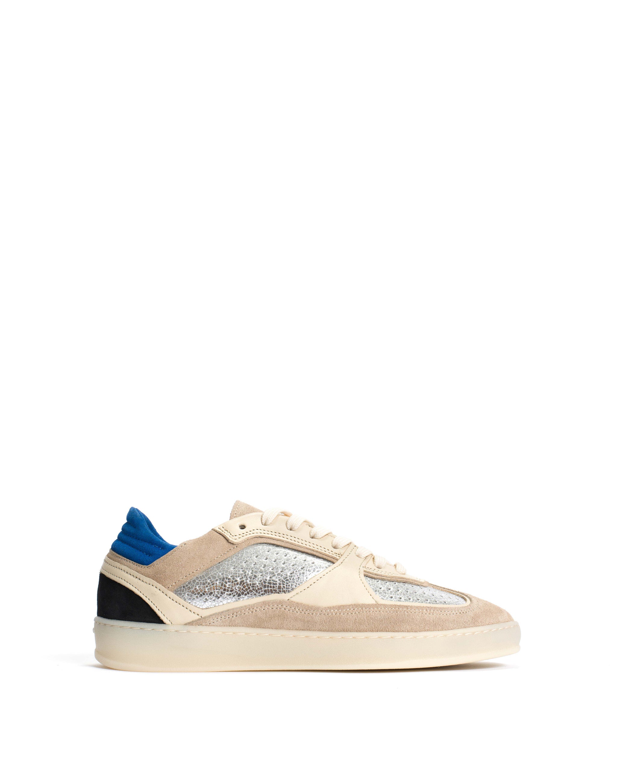 Dabbie Calf suede & mix White sand & silver mix - Anonymous Copenhagen
