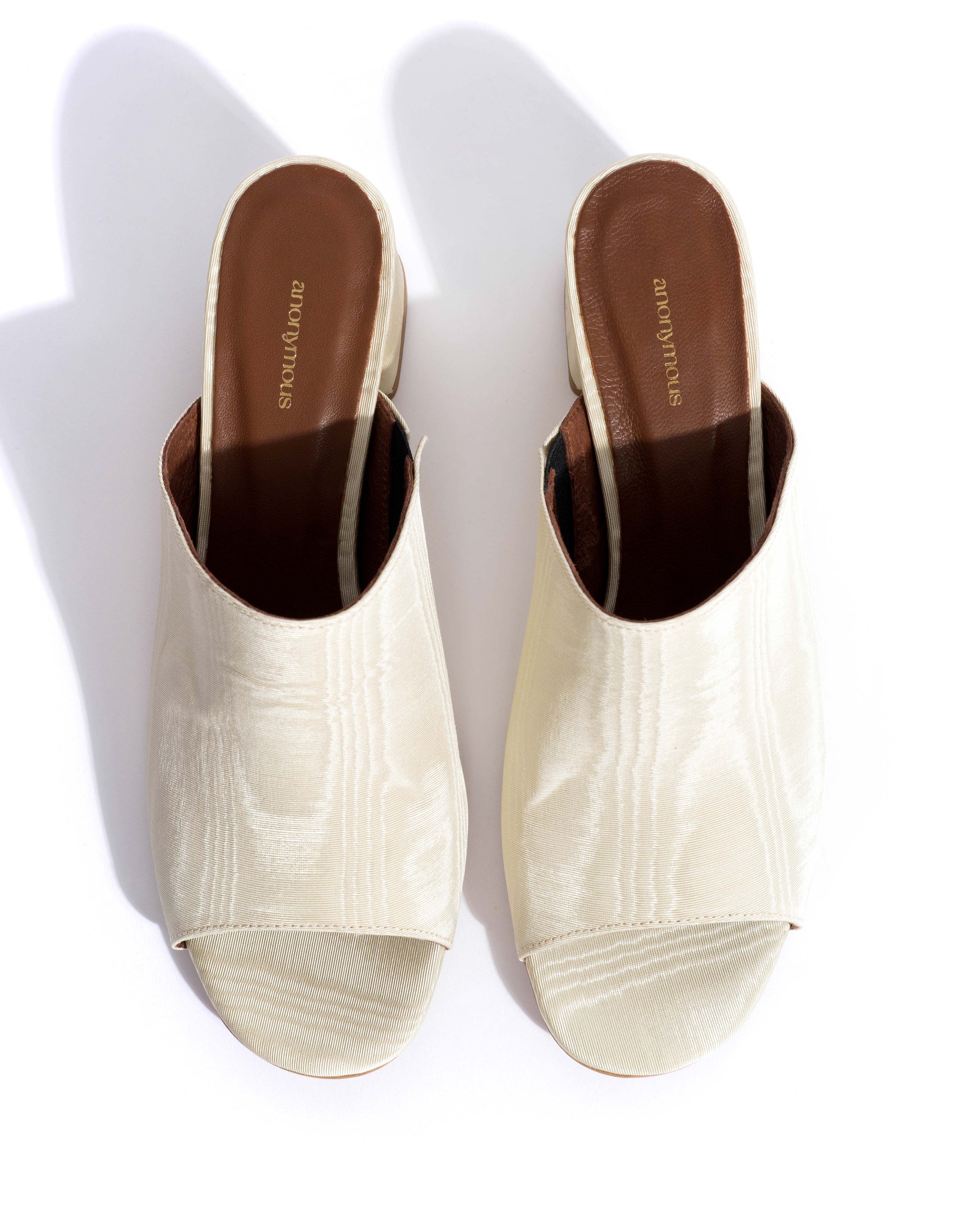 Horizon 55 Glossy moire Ivory - Anonymous Copenhagen Heels
