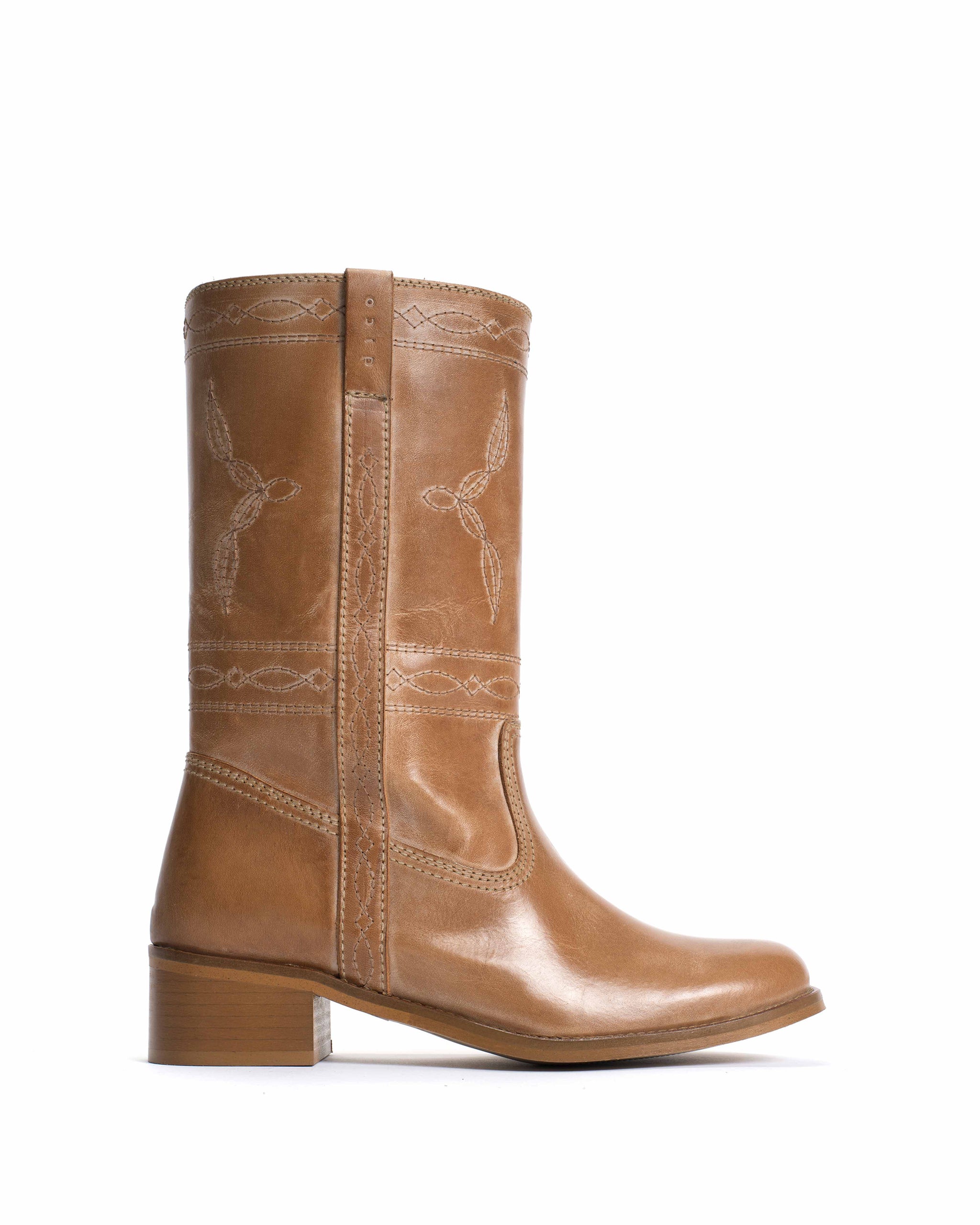 Dico Julia Western stitch Escovado Dark tan - Anonymous Copenhagen
