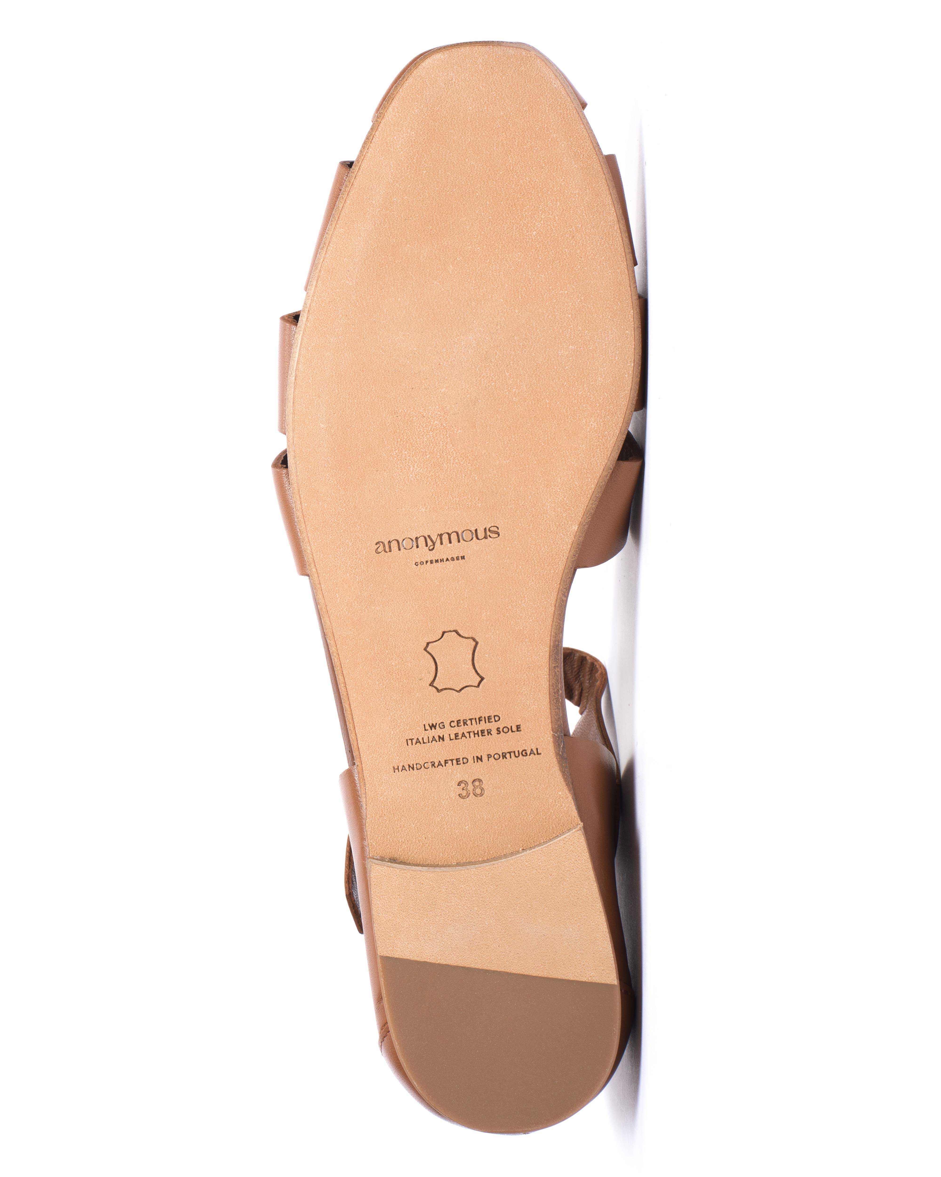 Lain flats Soft calf Camel