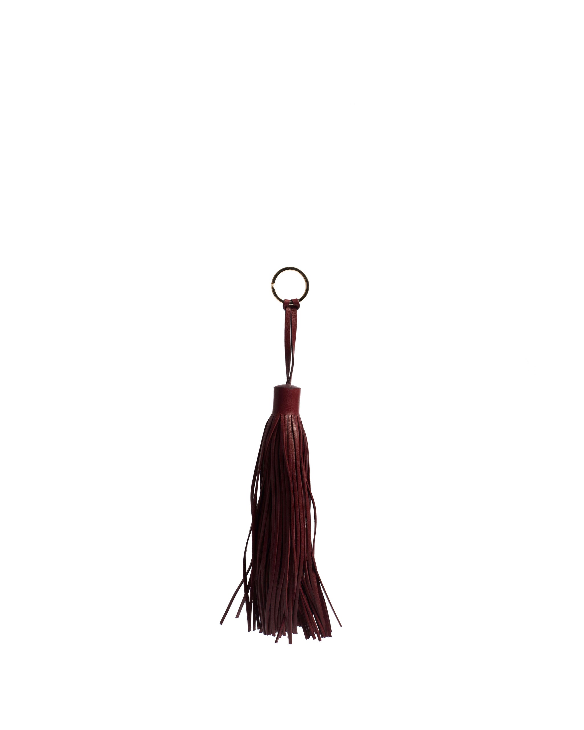 Langley fringe keyring Silky lamb Pomegranate - Anonymous Copenhagen