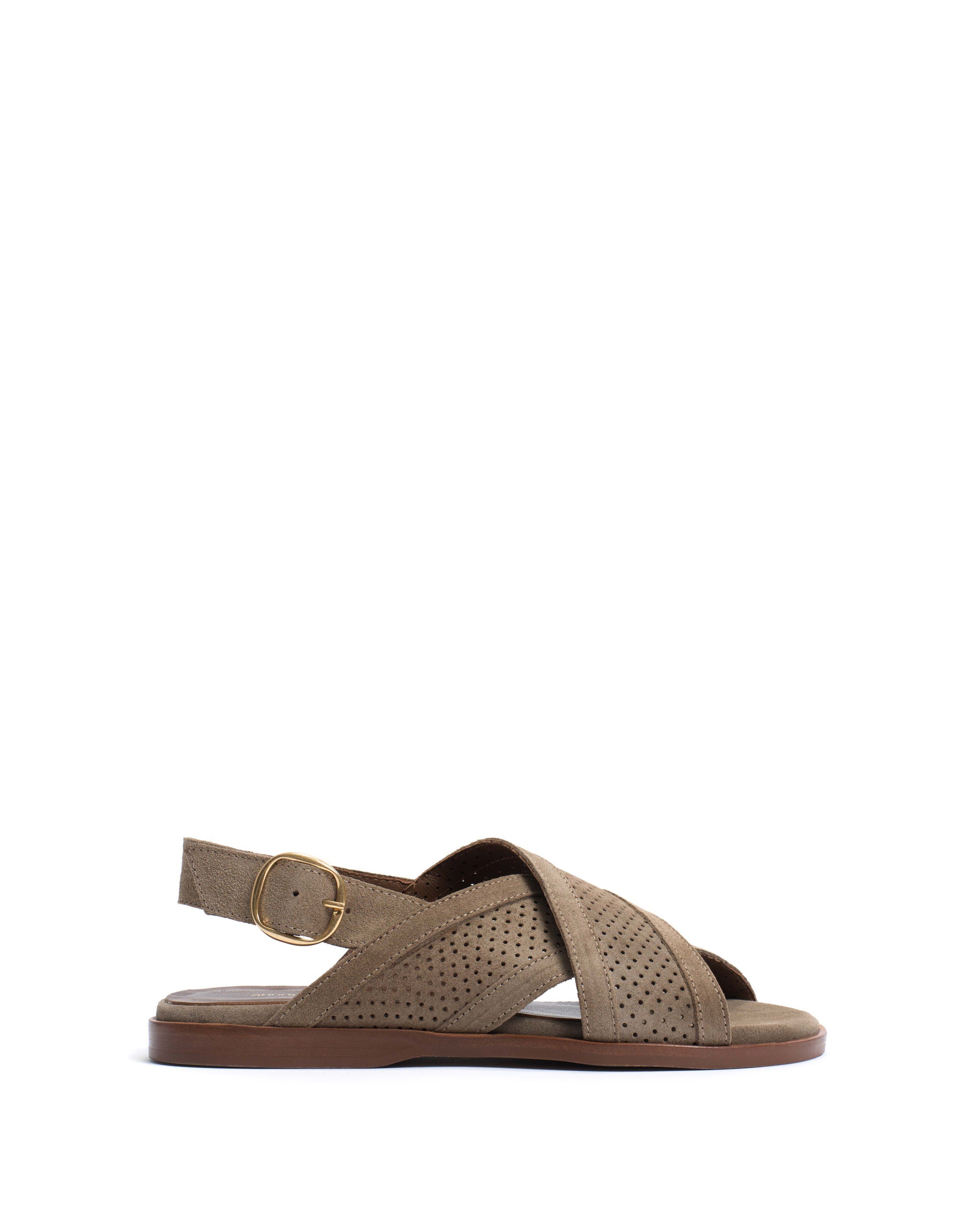 Leila 10 classic Calf suede Mushroom - Anonymous Copenhagen