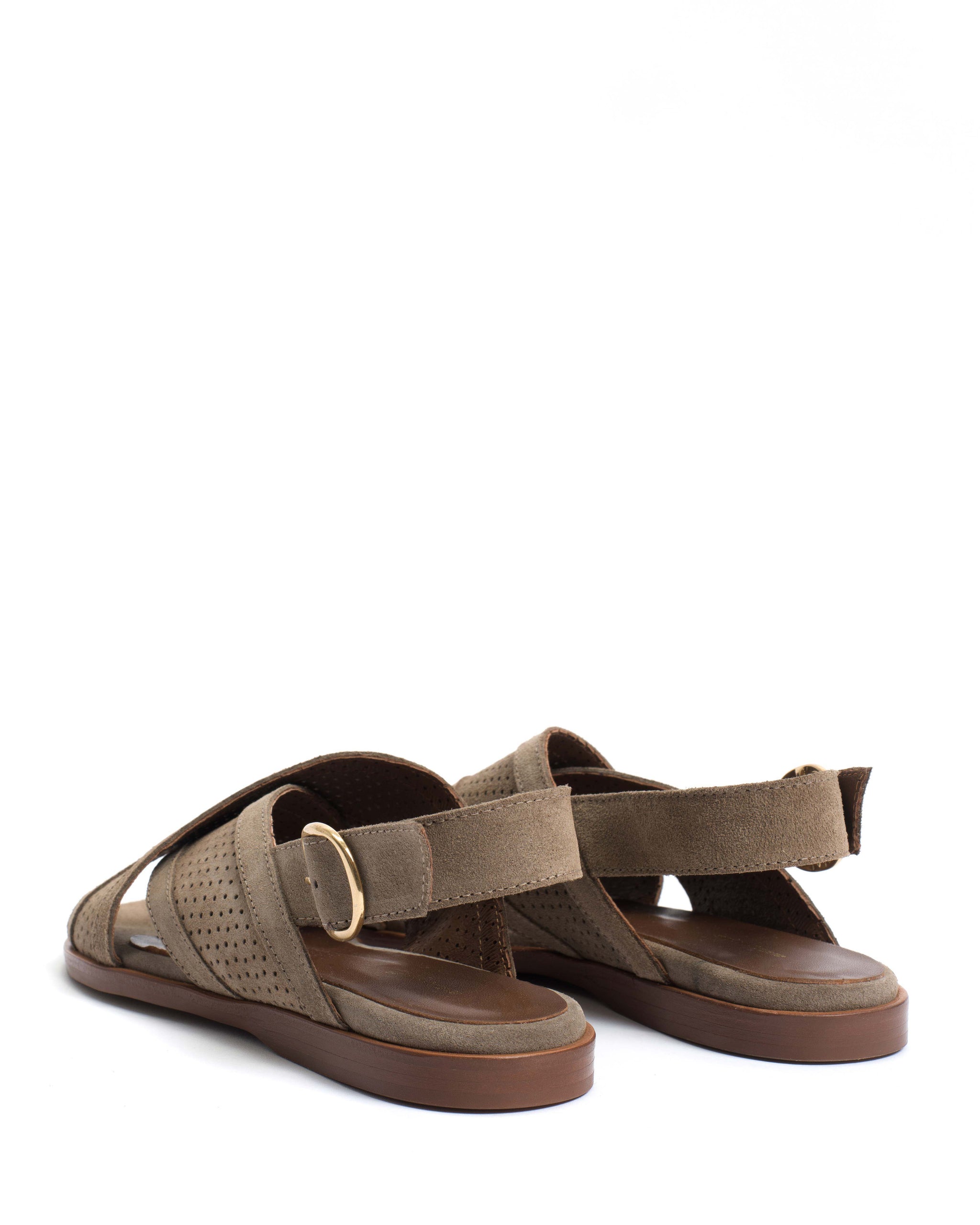 Leila 10 classic Calf suede Mushroom - Anonymous Copenhagen