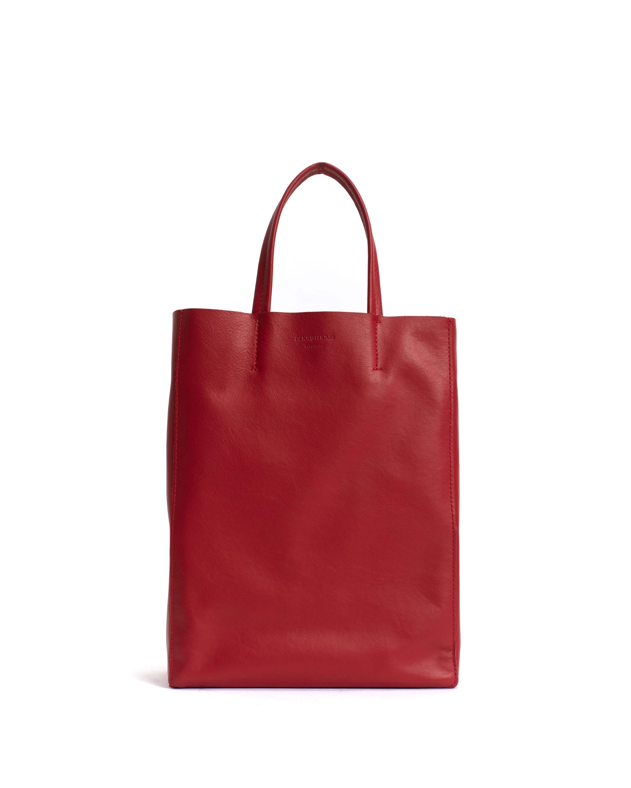 Linea shopper Soft calf Ruby red - Anonymous Copenhagen