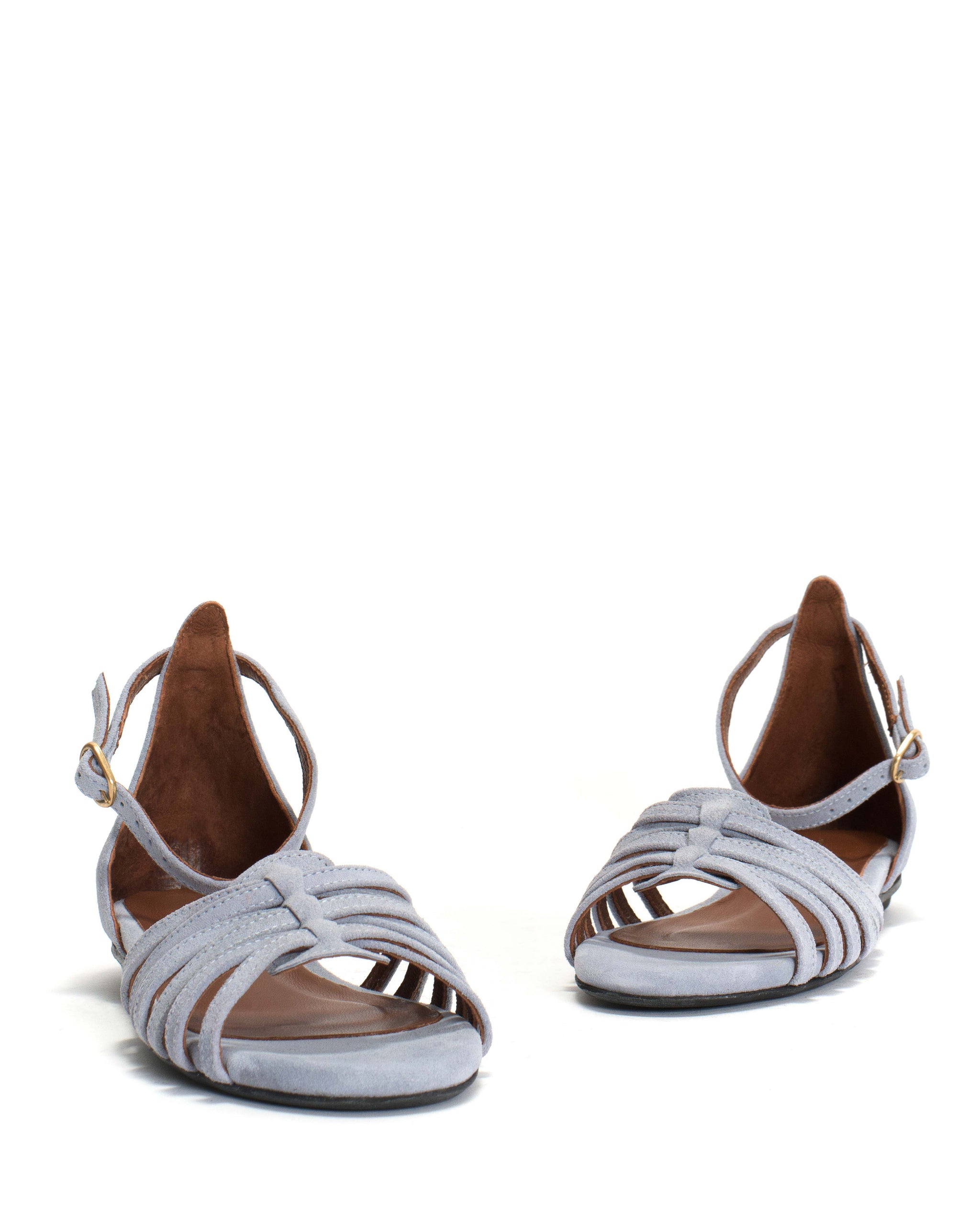 Mareike 10 Calf suede Lichen blue - Anonymous Copenhagen