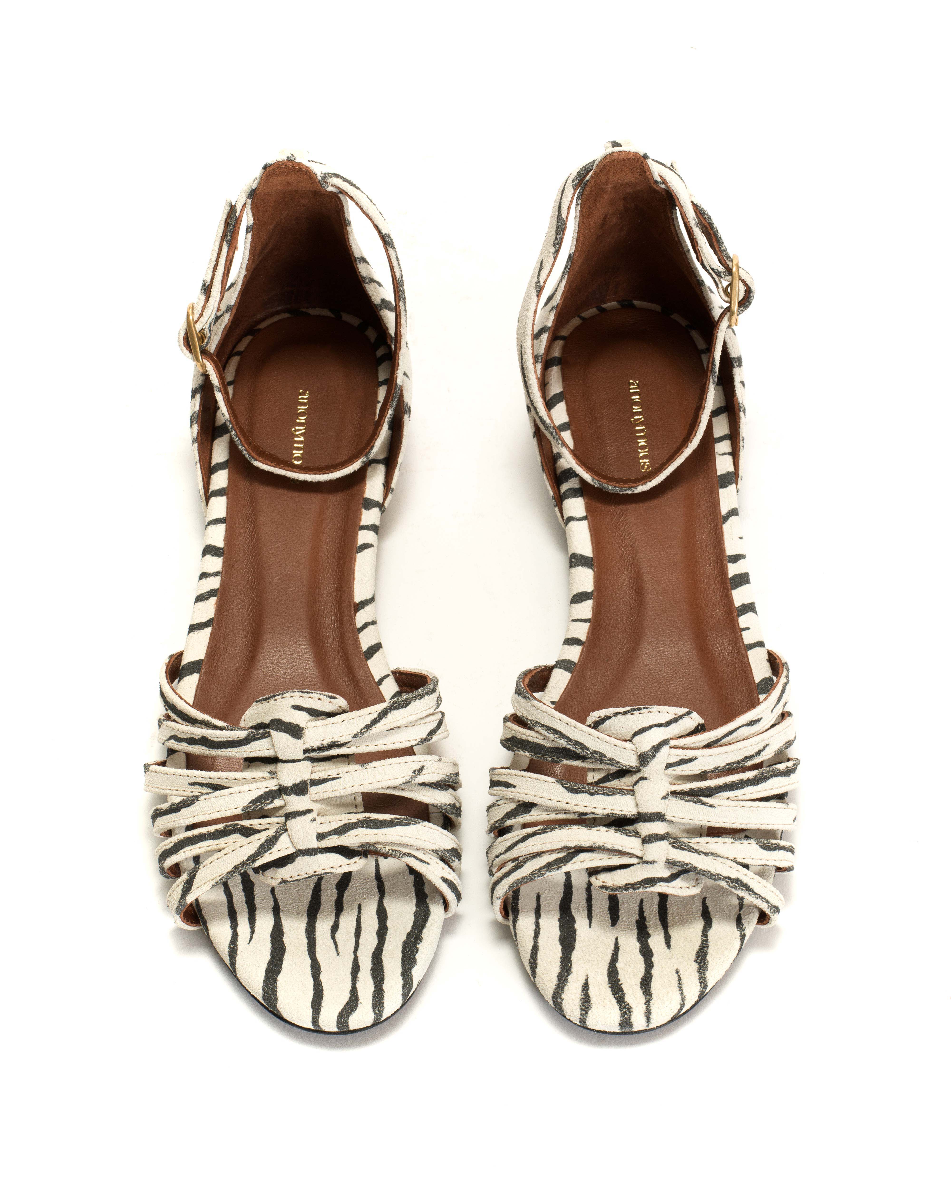 Mareike 10 Calf suede print Zebra
