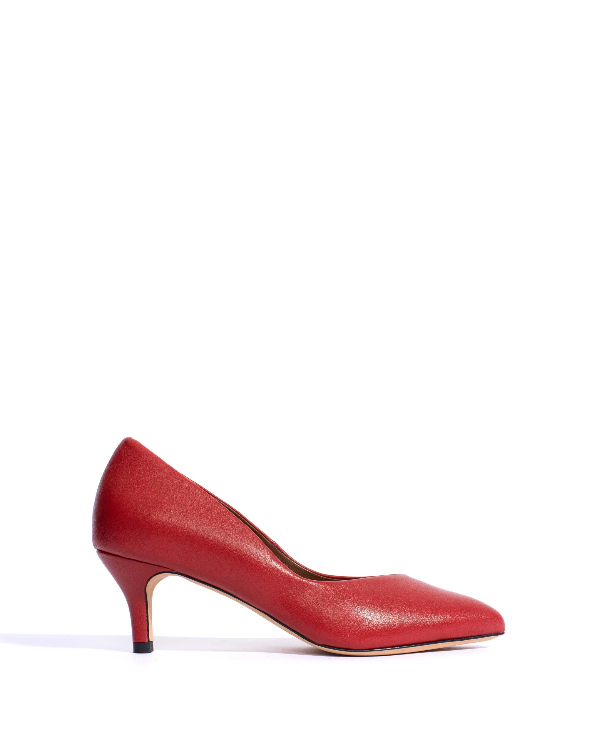 Trini 55 Shiny lamb Ruby red - Anonymous Copenhagen Shoes