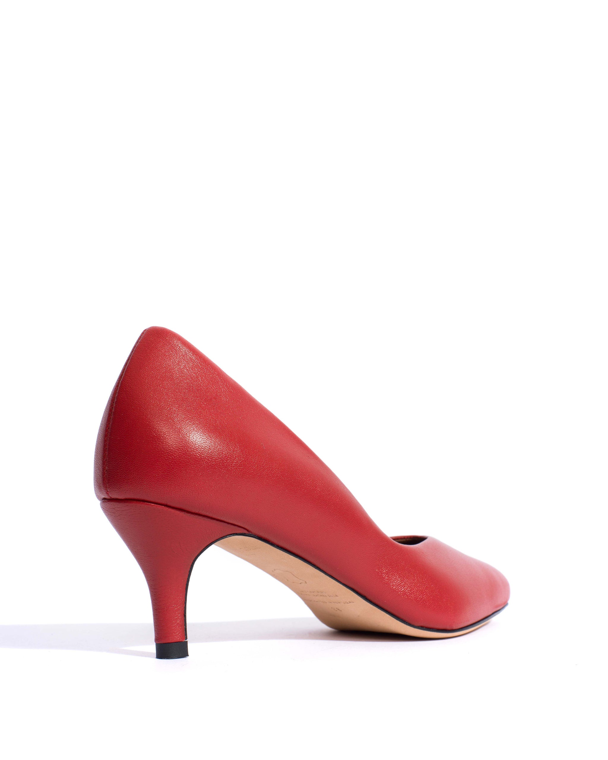 Trini 55 Shiny lamb Ruby red - Anonymous Copenhagen Shoes
