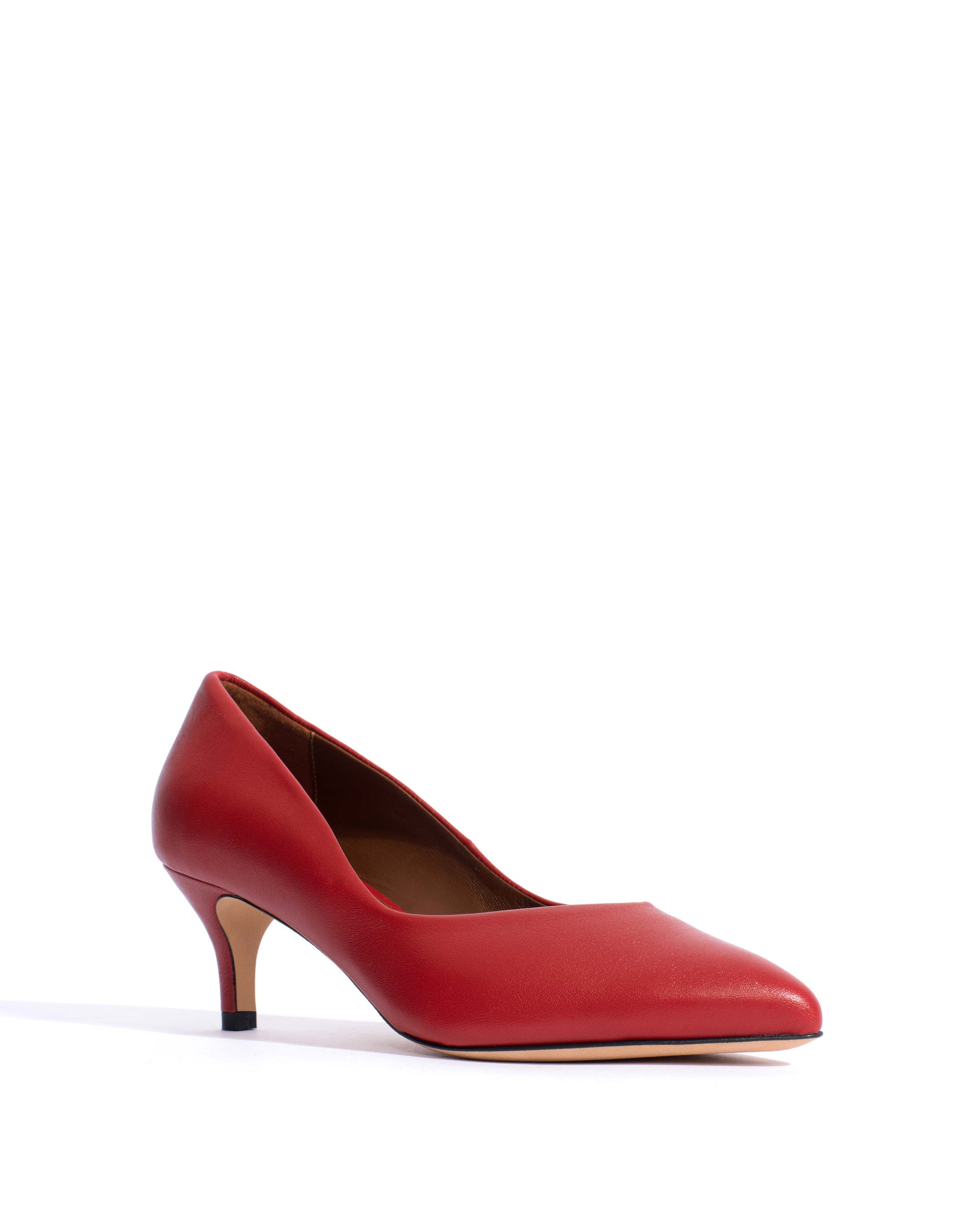 Trini 55 Shiny lamb Ruby red - Anonymous Copenhagen Shoes