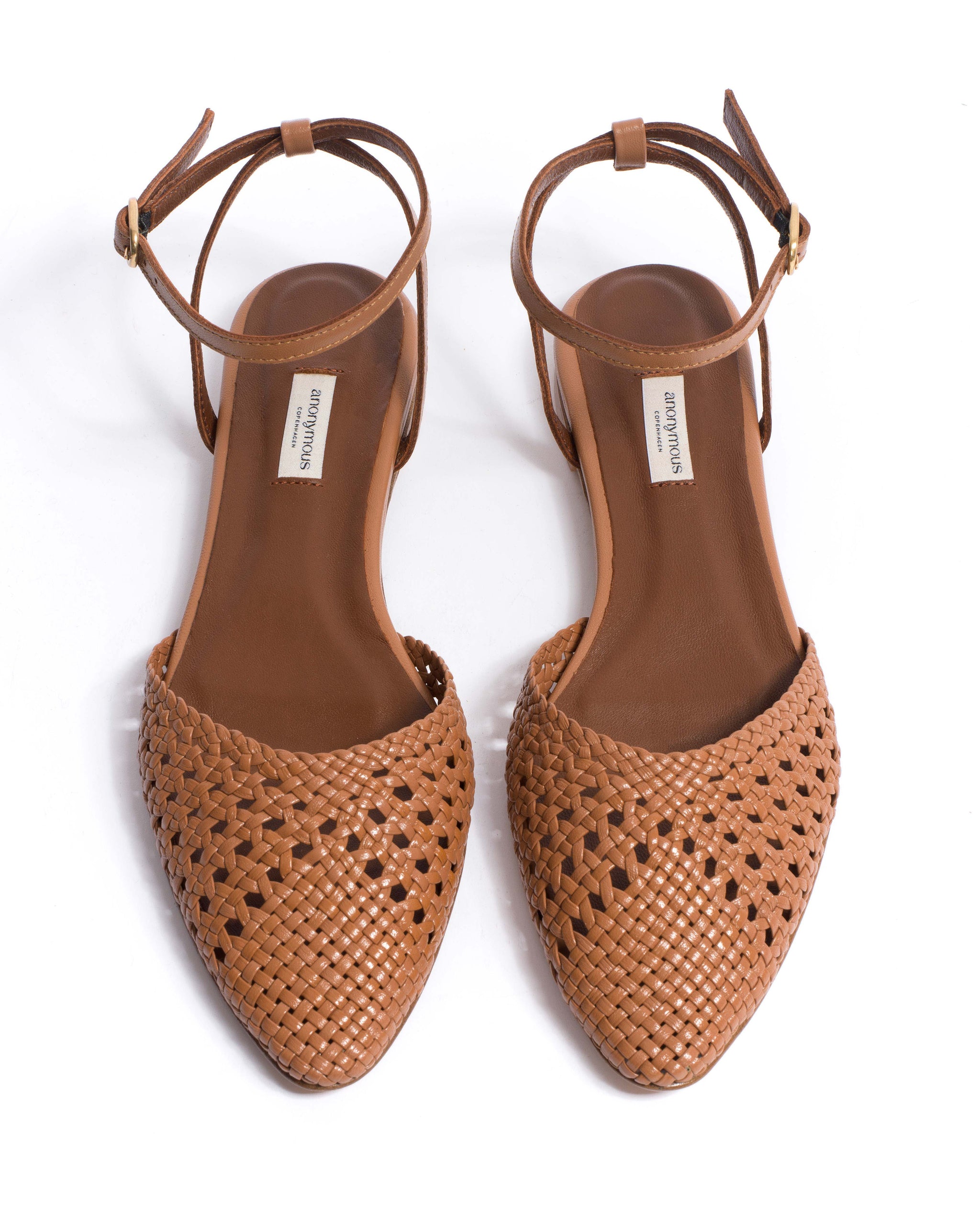 Senara 10 Hand-braided leather Caramel - Anonymous Copenhagen Shoes