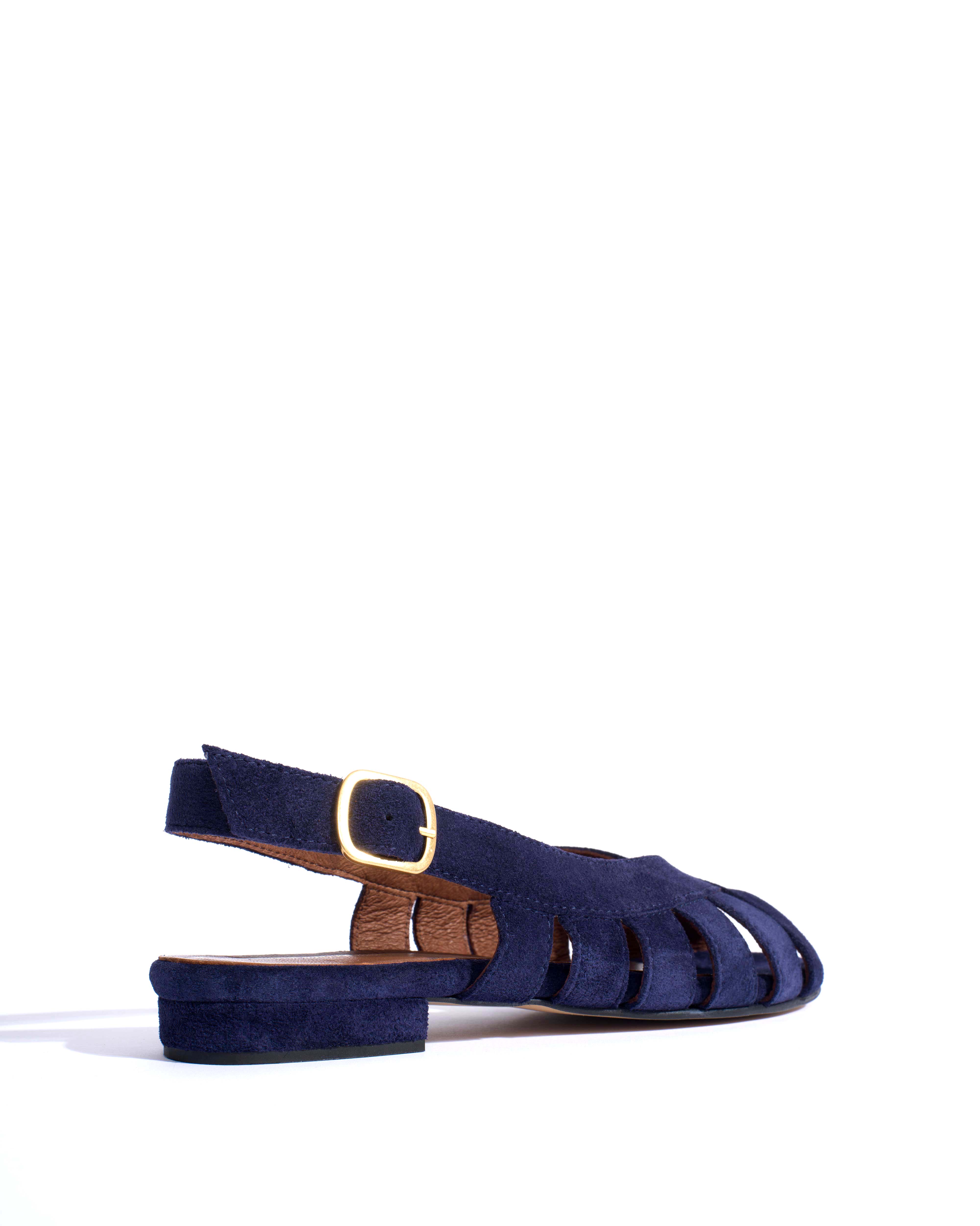 Sophie 20 Calf suede Ink blue