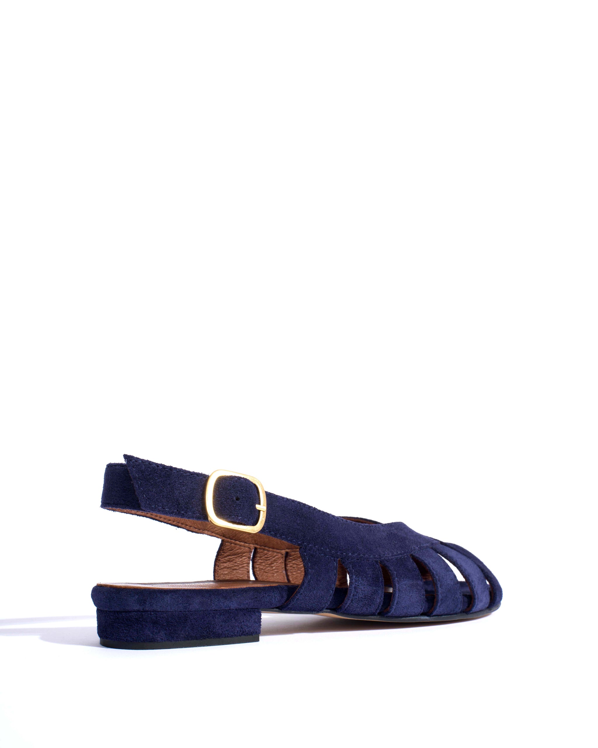 Sophie 20 Calf suede Ink blue - Anonymous Copenhagen Shoes