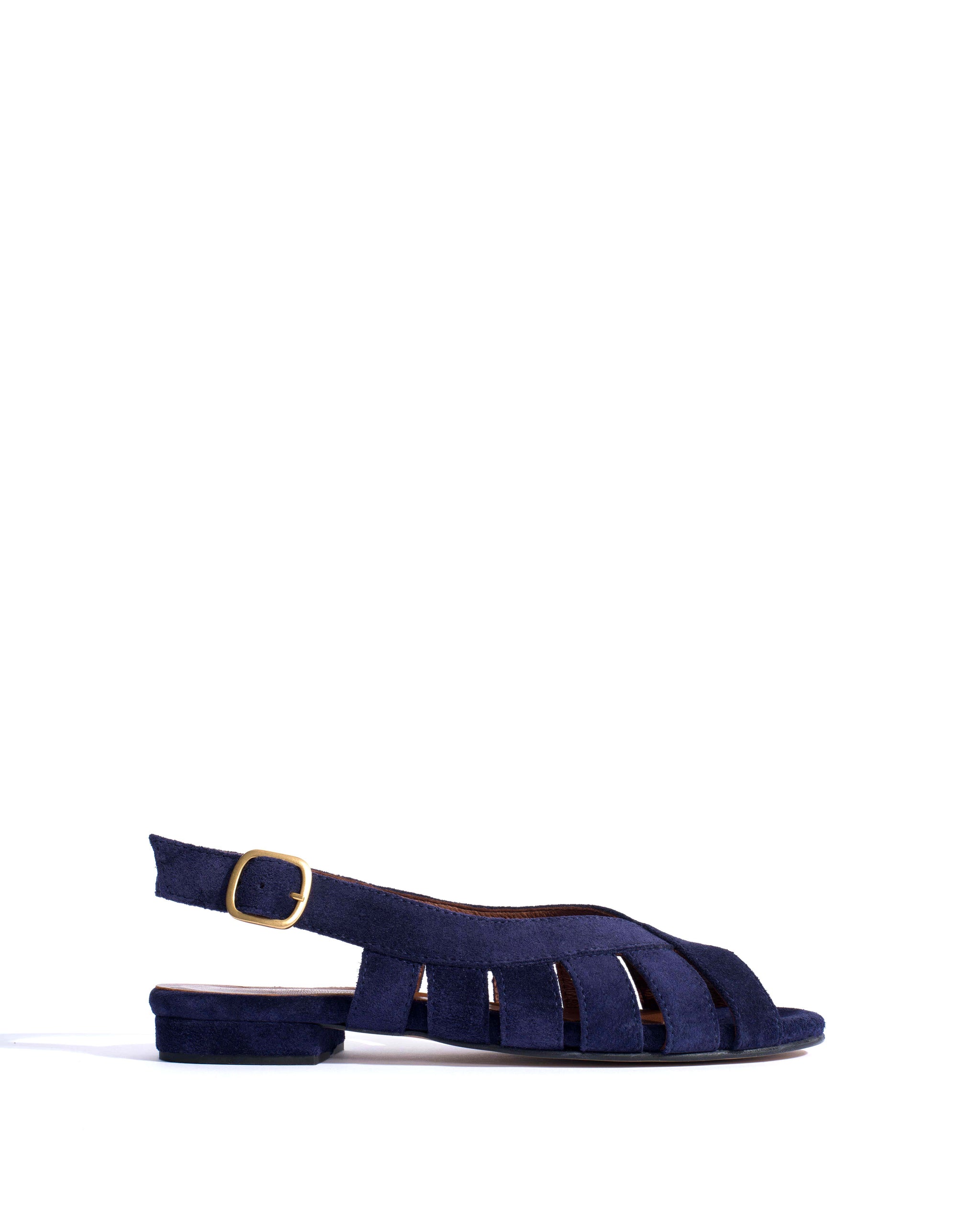 Sophie 20 Calf suede Ink blue - Anonymous Copenhagen Shoes