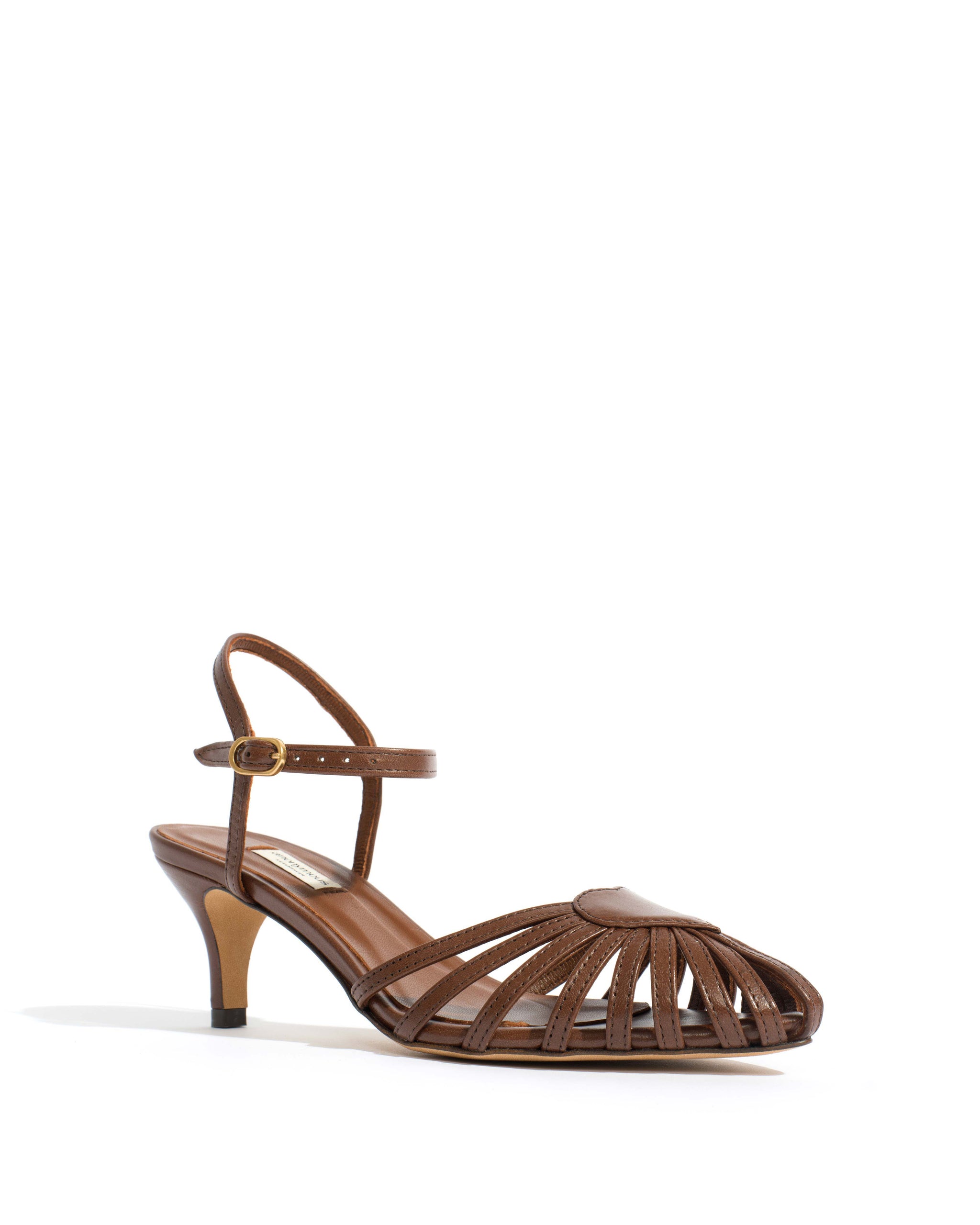 Keesha 55 Shiny lamb Chocolate - Anonymous Copenhagen Shoes