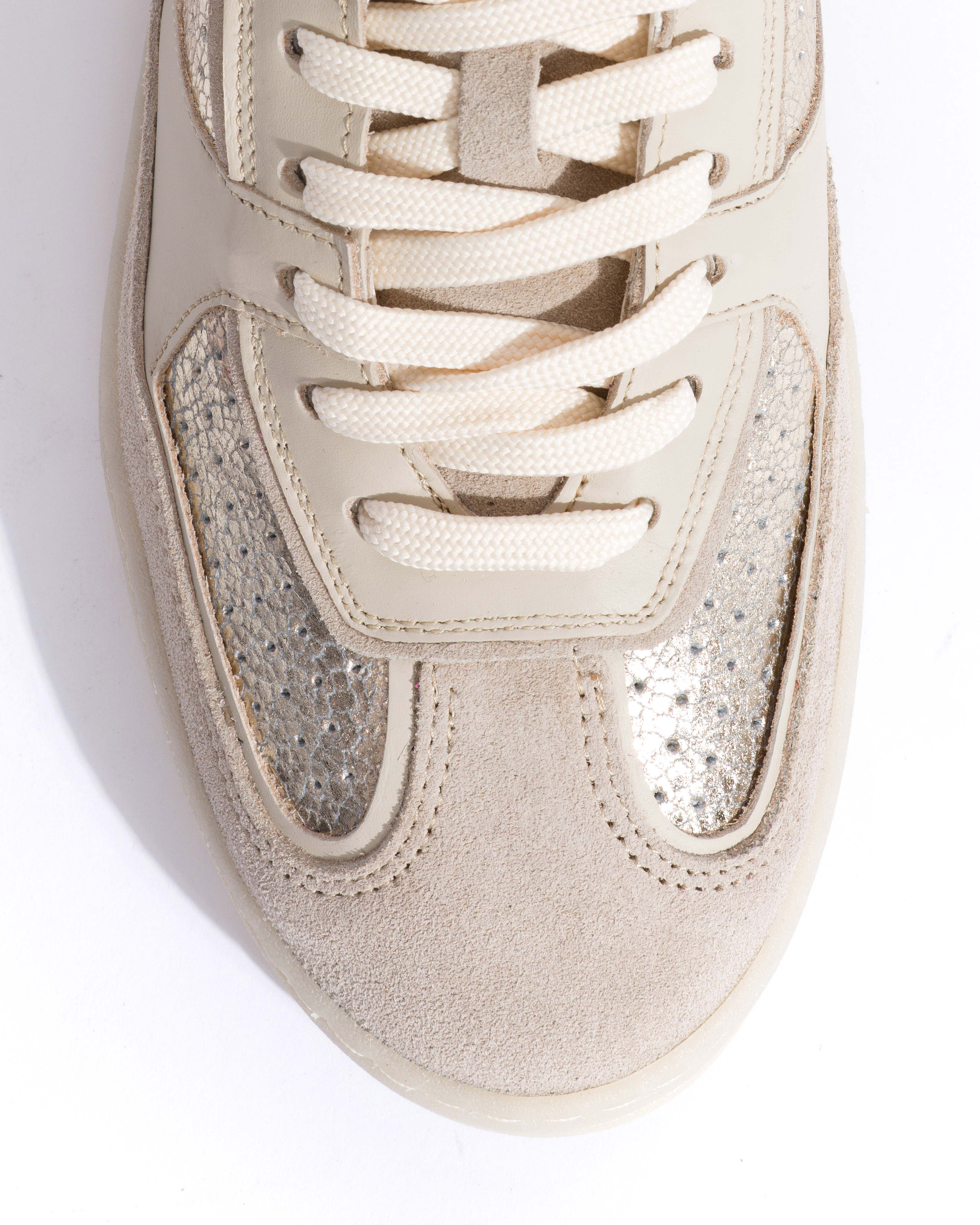 Dabbie Calf suede & mix White sand & champagne mix