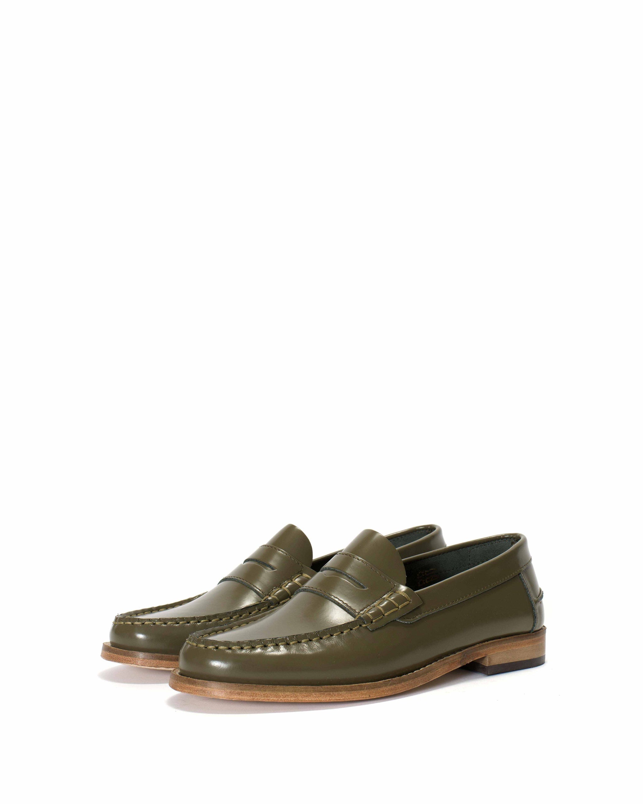 Dico Loafer penny Polido Olive green - Anonymous Copenhagen
