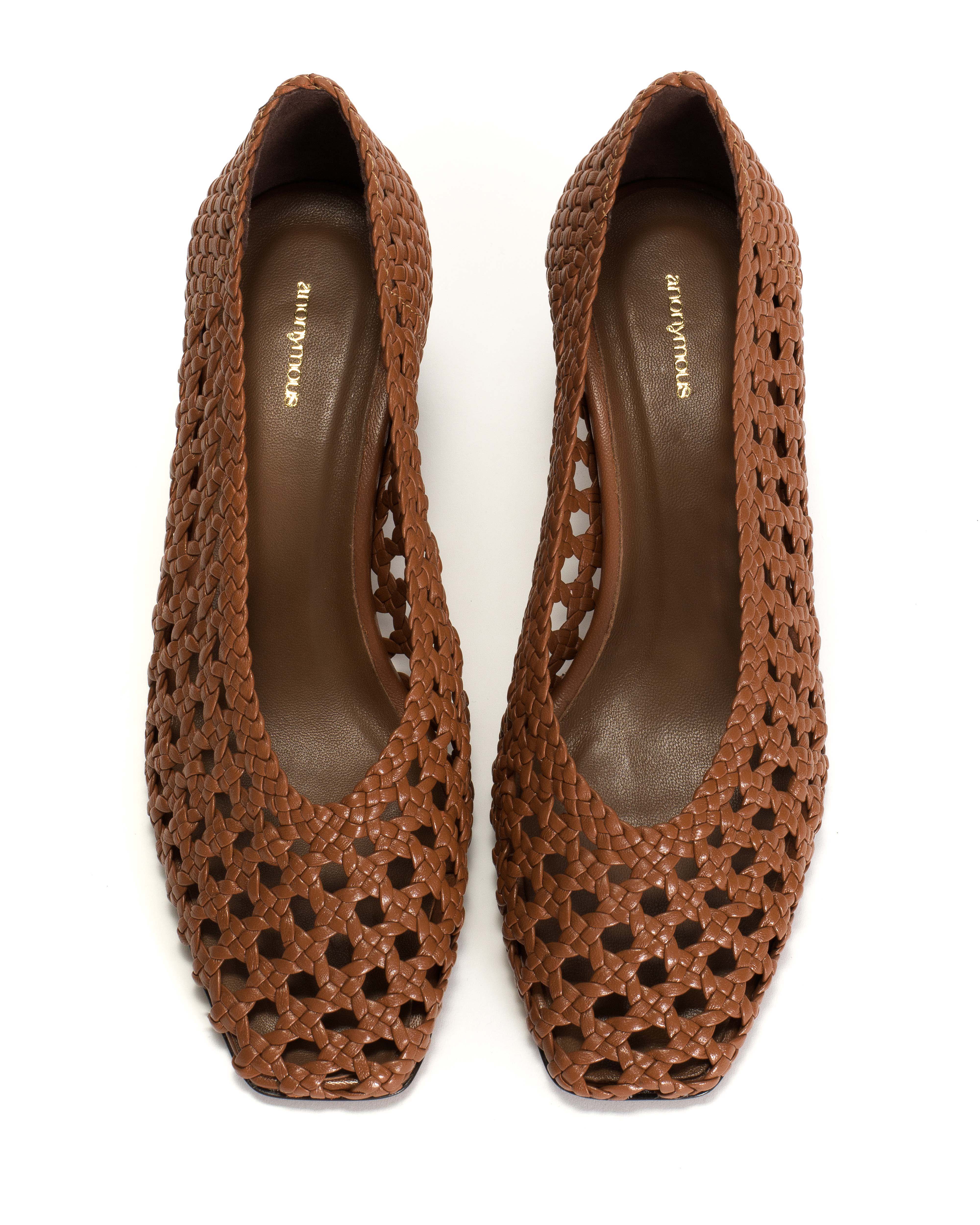 Sessi 60 hand-braided Hand-braided leather Hazelnut