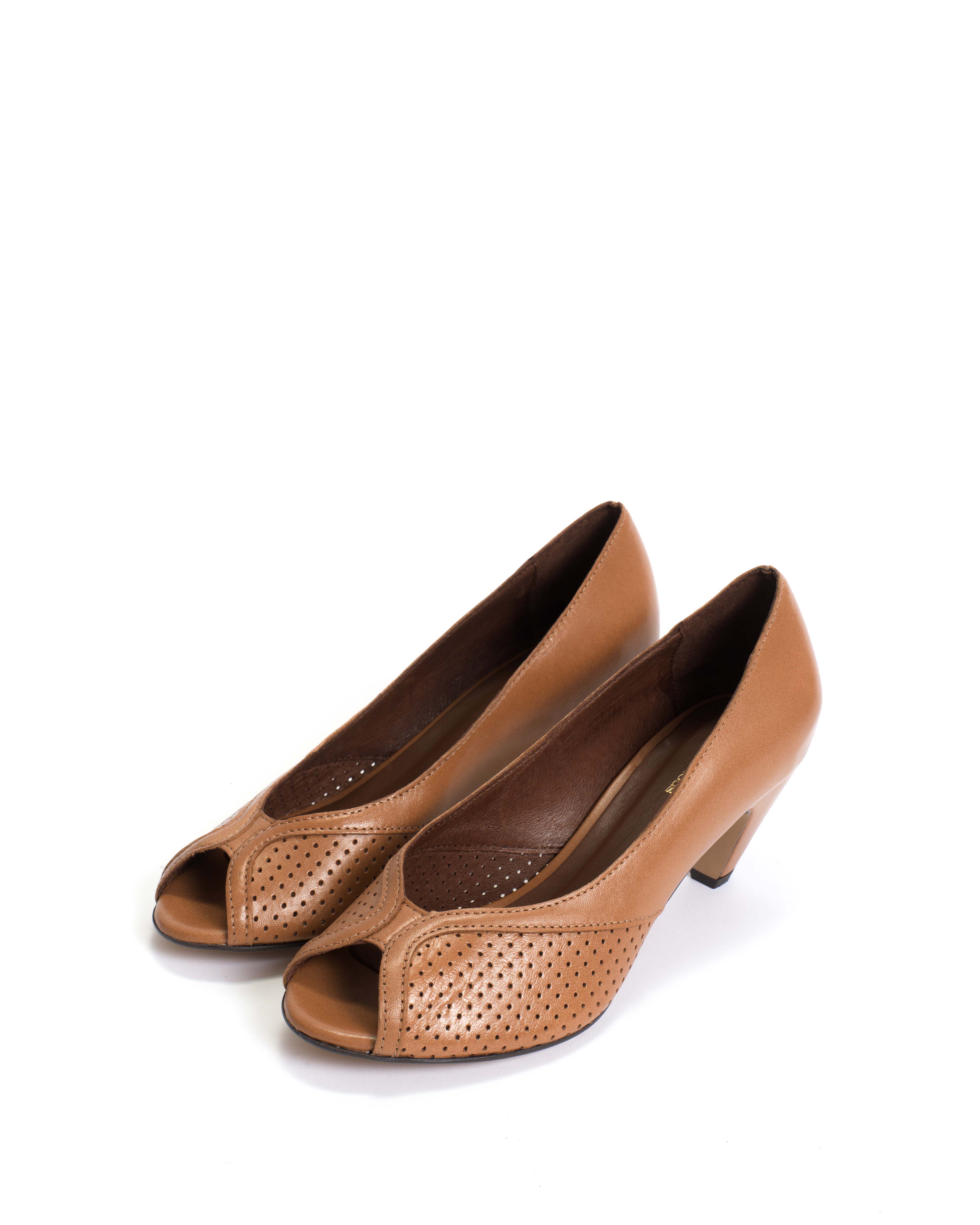 Tiffany stiletto Shiny lamb Caramel