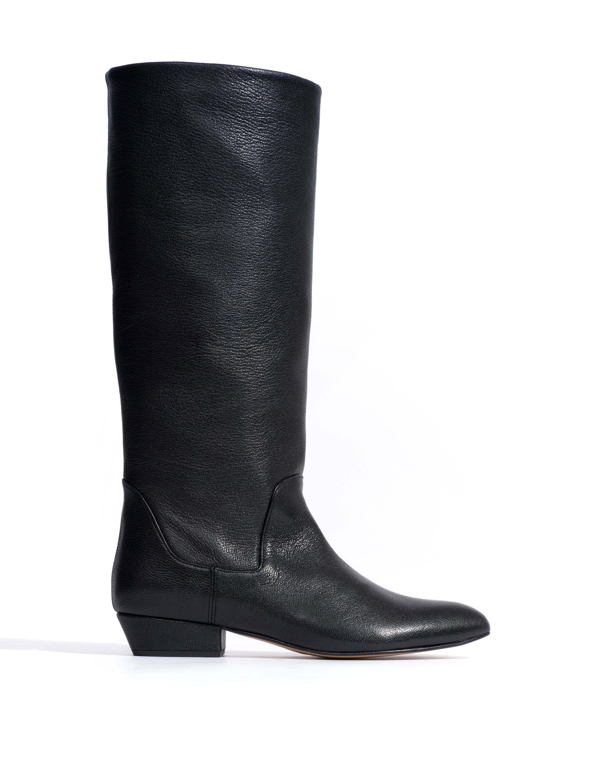 Valle 20 Grained chevre goat Black - Anonymous Copenhagen High shaft boots