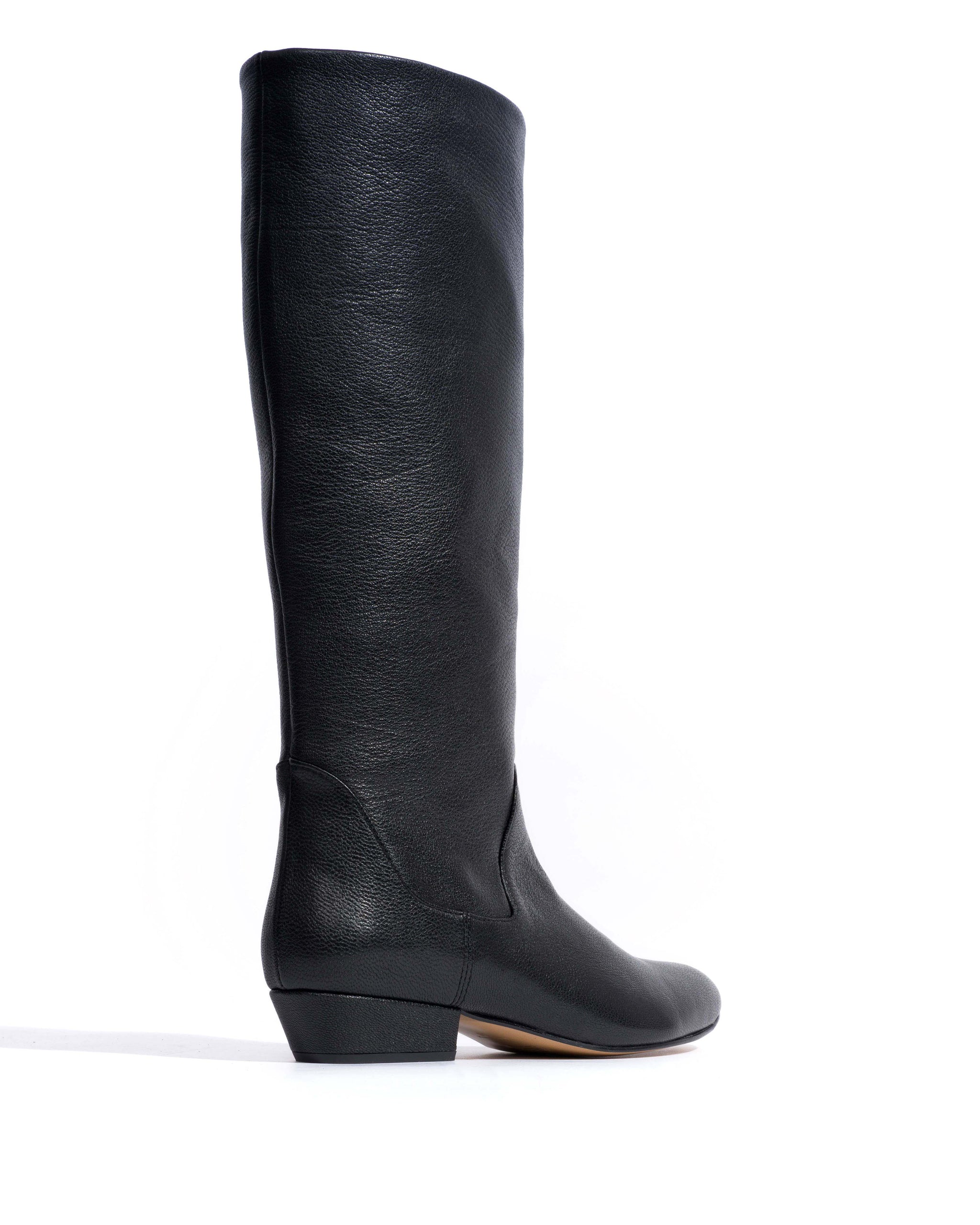 Valle 20 Grained chevre goat Black - Anonymous Copenhagen High shaft boots
