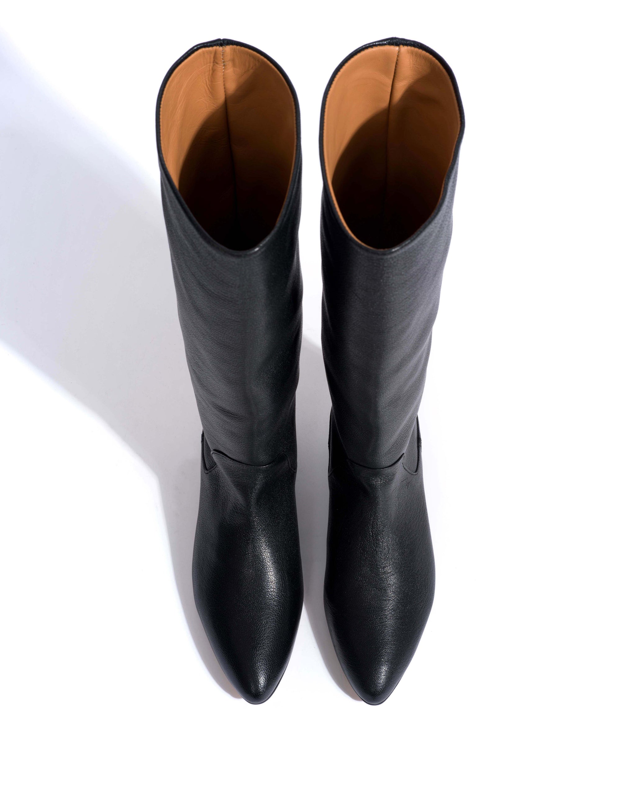 Valle 20 Grained chevre goat Black - Anonymous Copenhagen High shaft boots