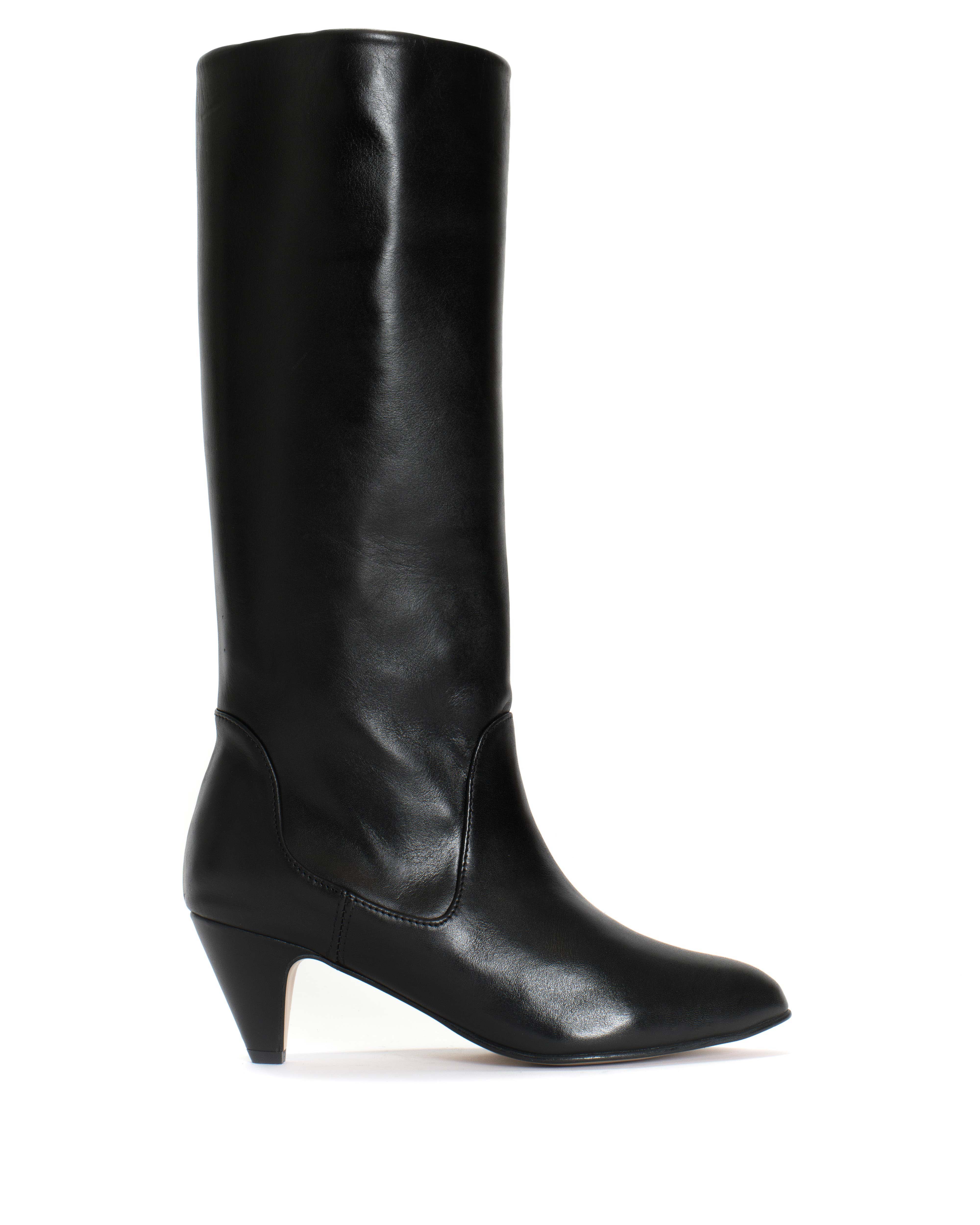 Valle 50 stiletto Soft calf Black