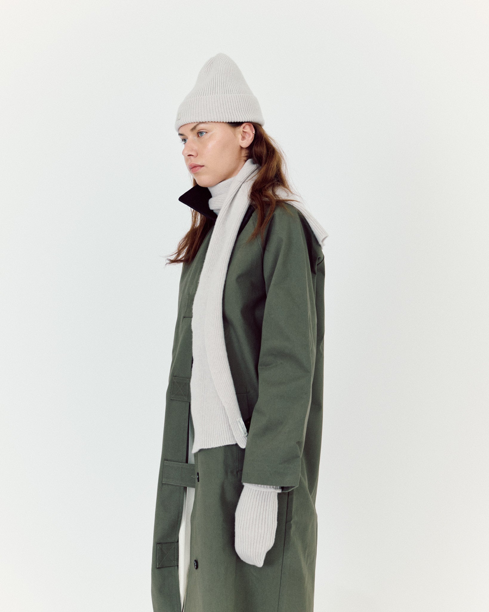 Vinni mitten 100% cashmere Ivory