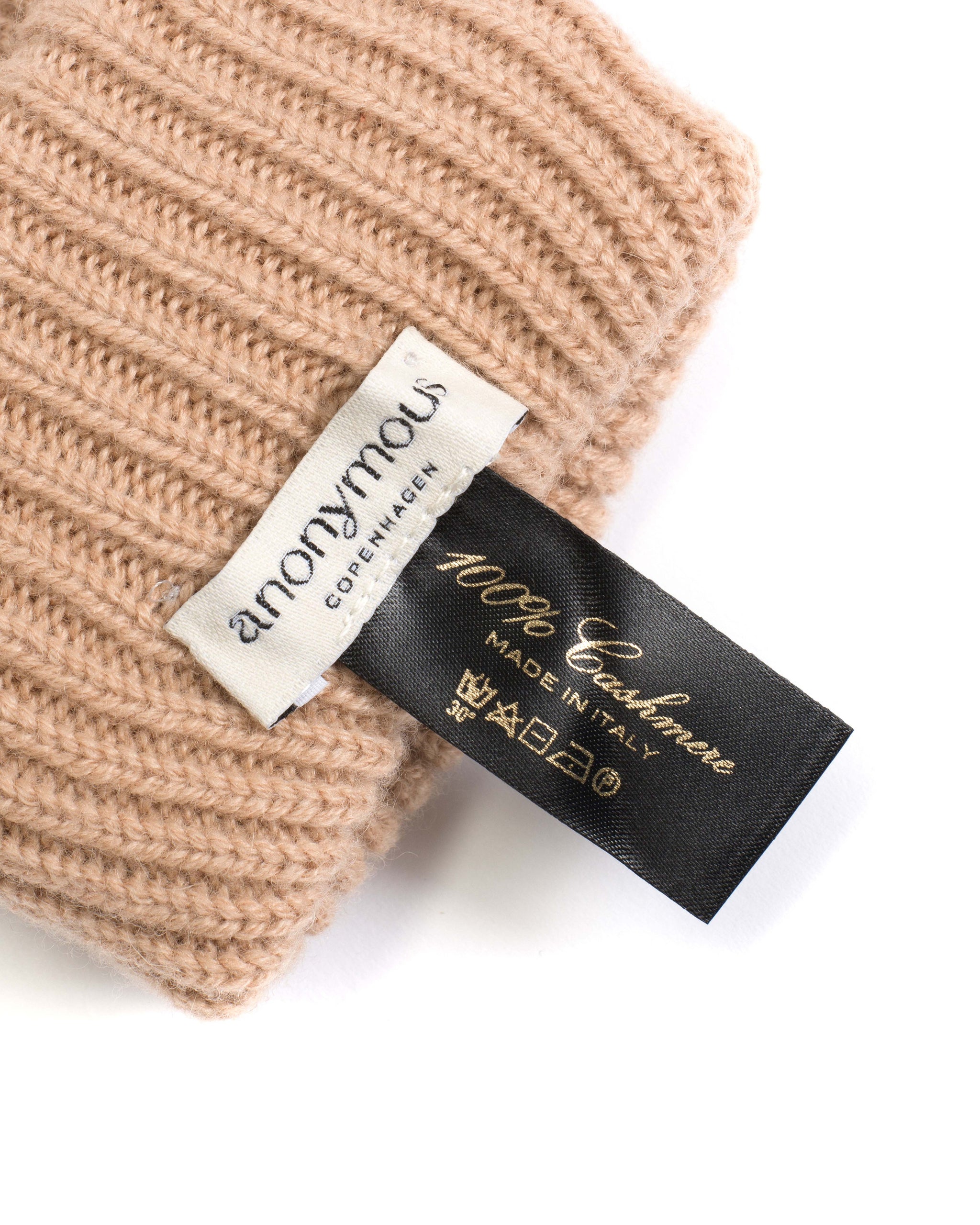 Vinni mitten 100% cashmere Caramel - Anonymous Copenhagen