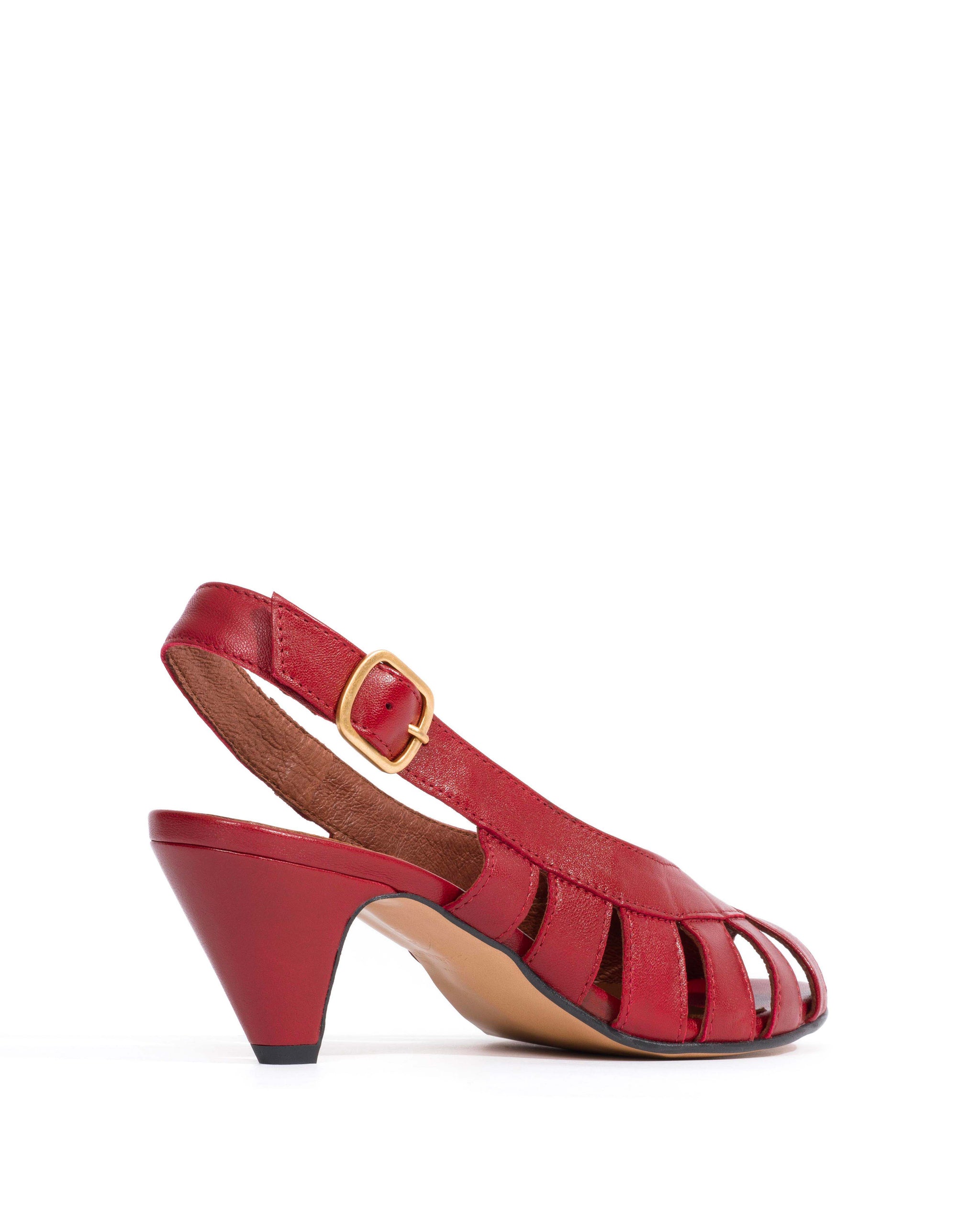 Sophie 50 stiletto Shiny lamb Pomegranate - Anonymous Copenhagen Shoes