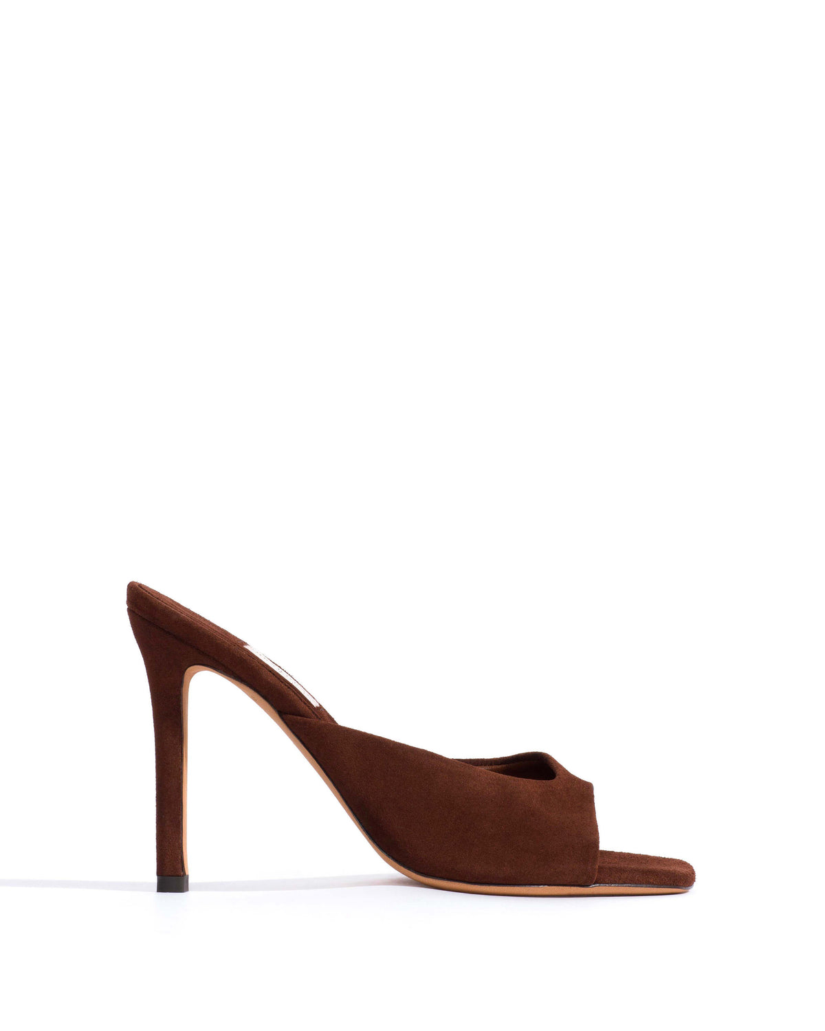 Mazy 100 Calf suede Chocolate