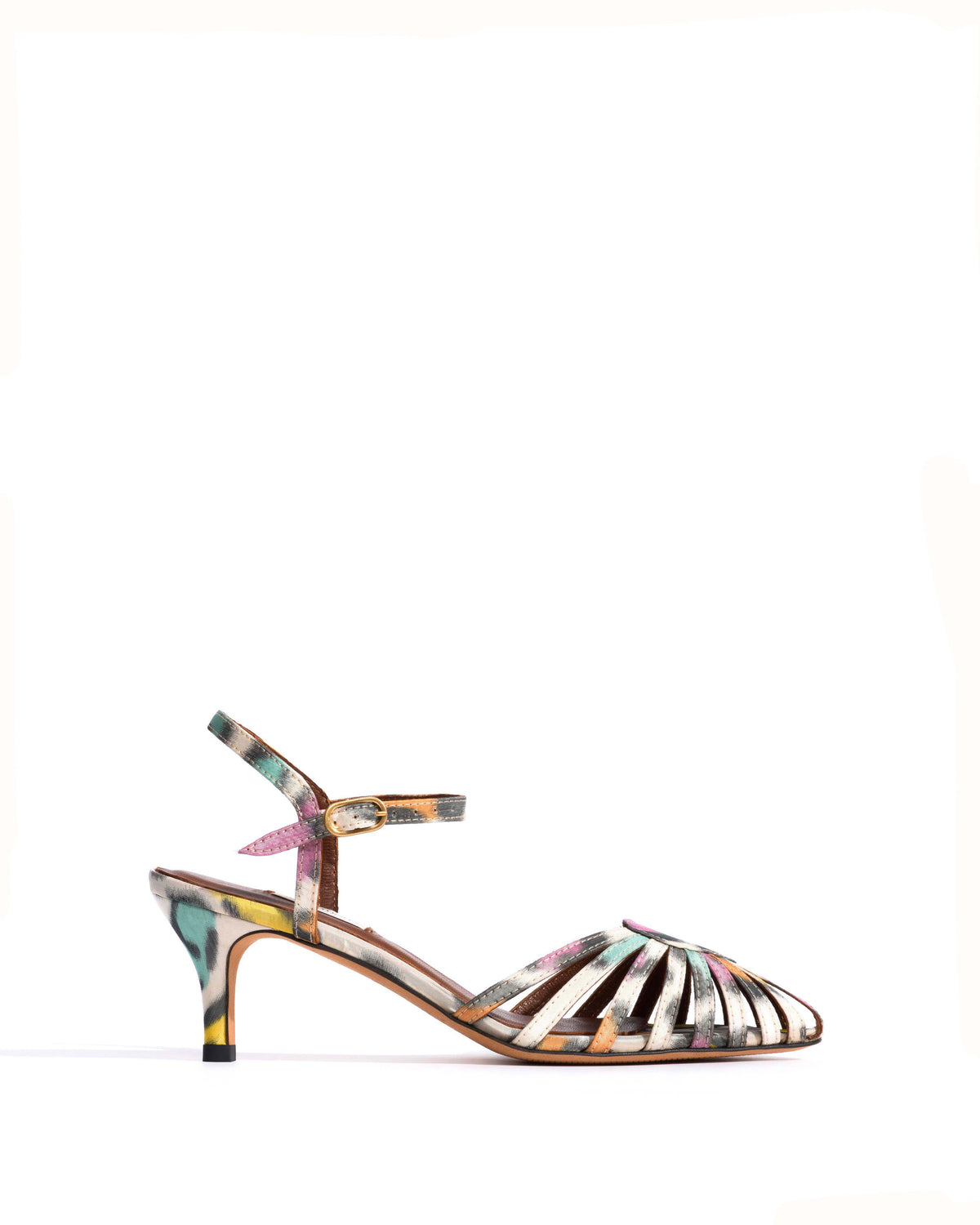 Keesha 55 Satin print Multicolor leopard