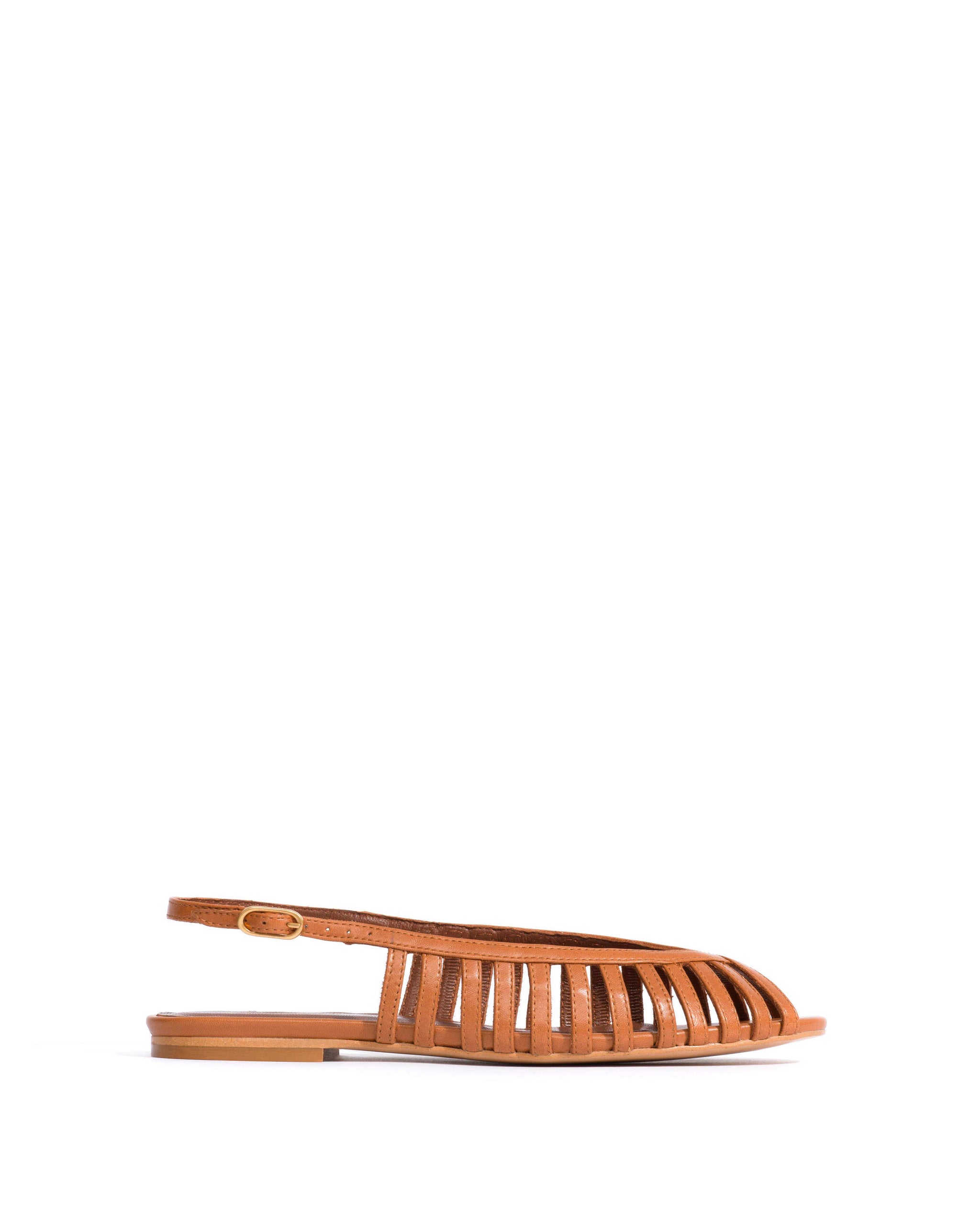 Carminho 10 Shiny lamb Caramel - Anonymous Copenhagen Flat sandals