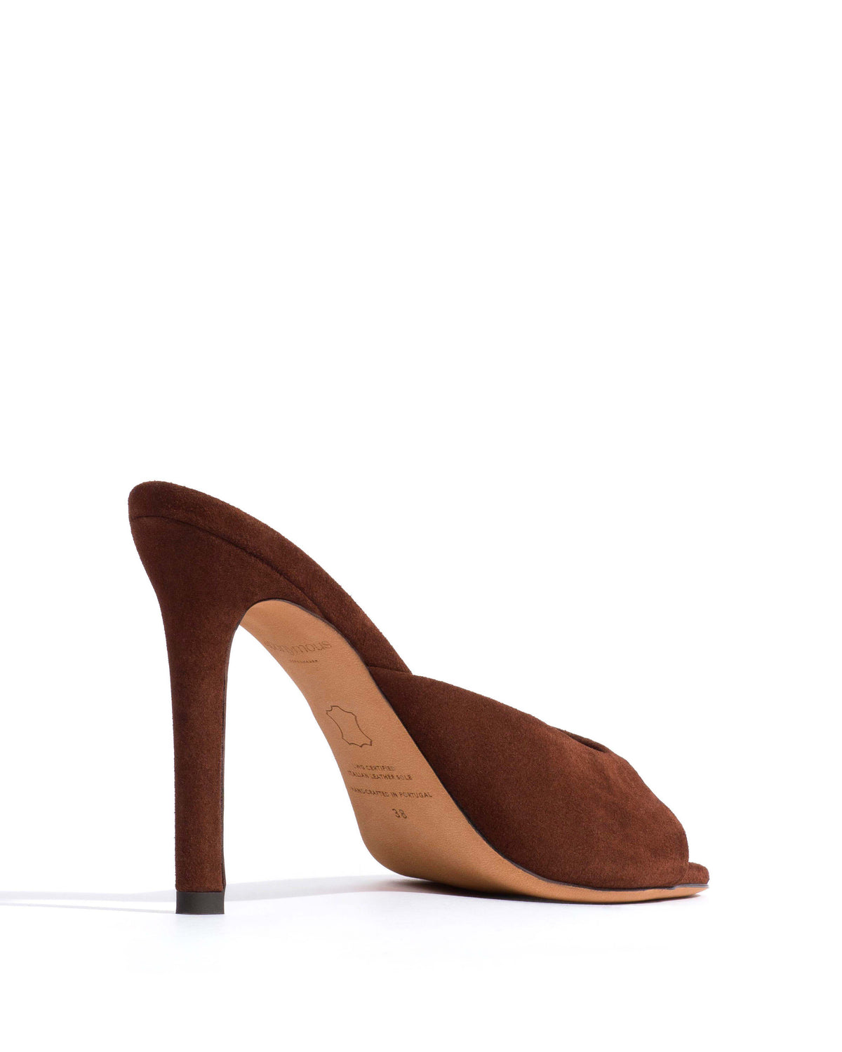 Mazy 100 Calf suede Chocolate