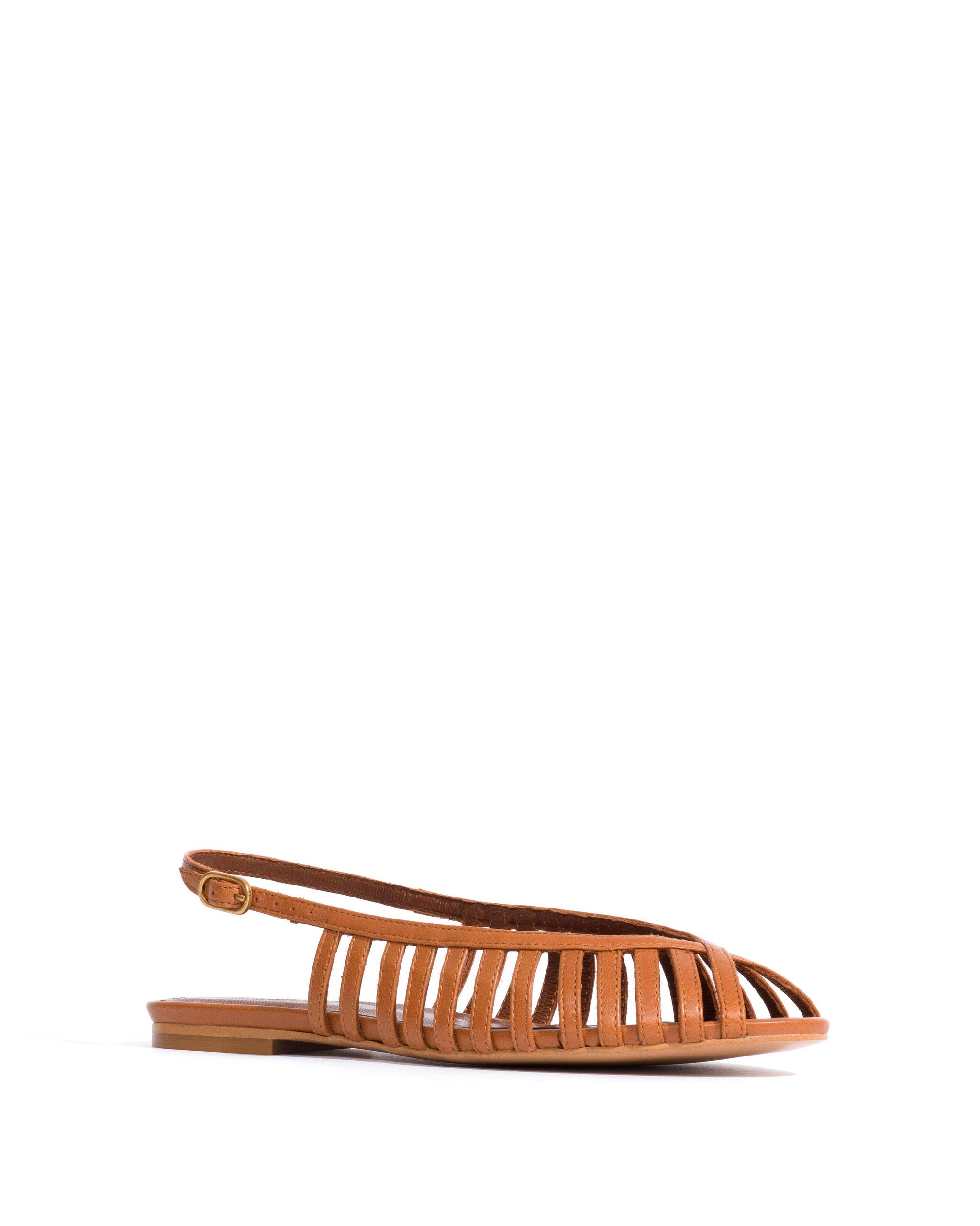 Carminho 10 Shiny lamb Caramel - Anonymous Copenhagen Flat sandals