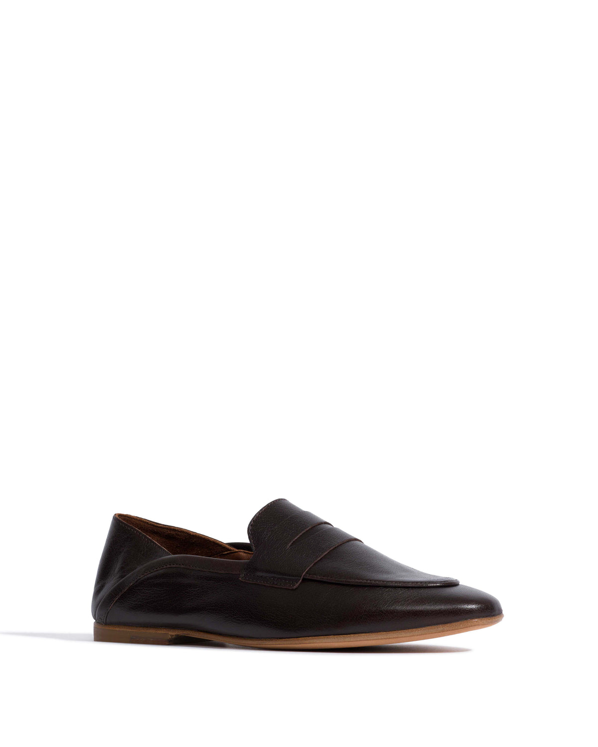 Lindsay Natural grain soft calf Espresso brown