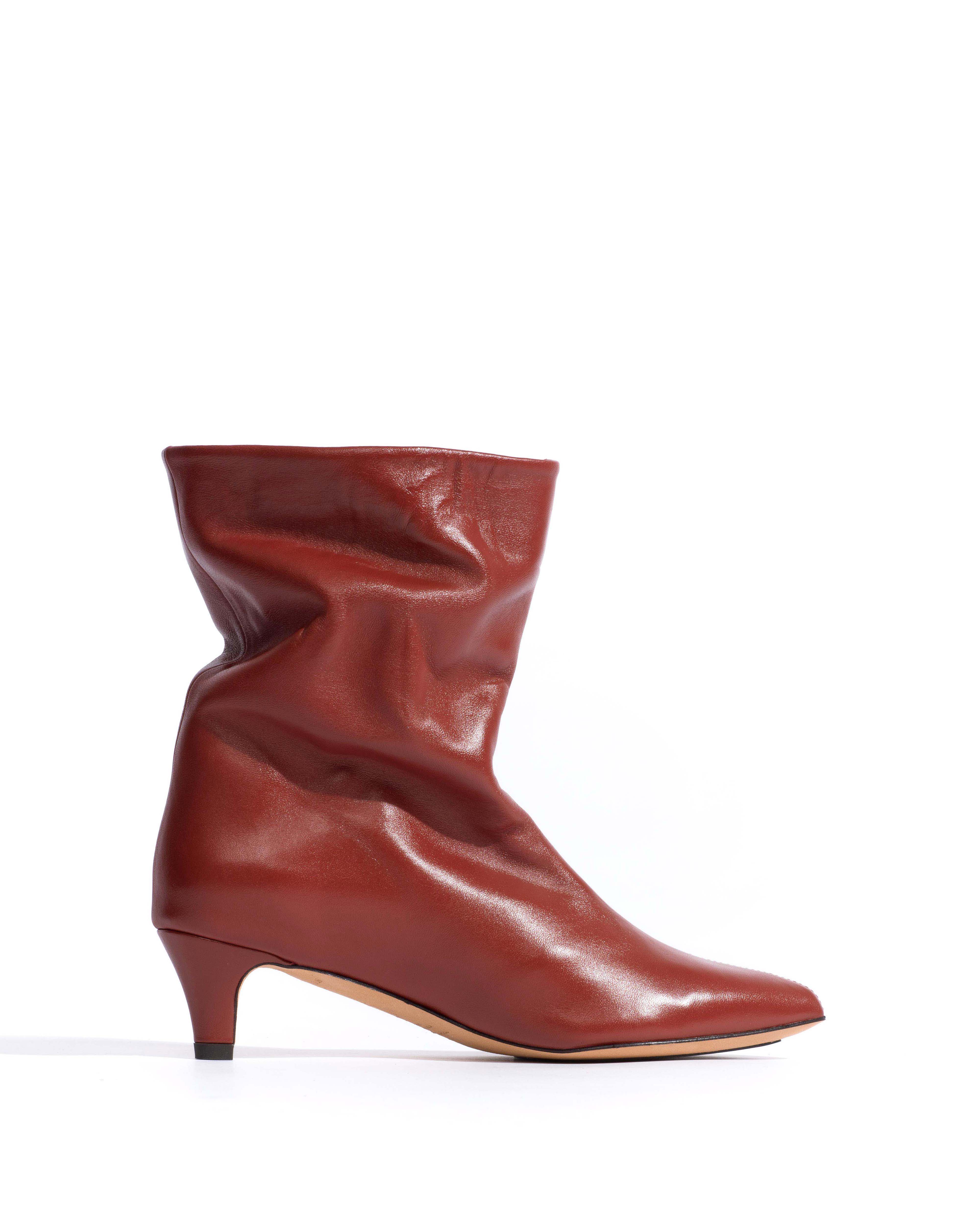Sweeney 40 stiletto Silky calf Terracotta