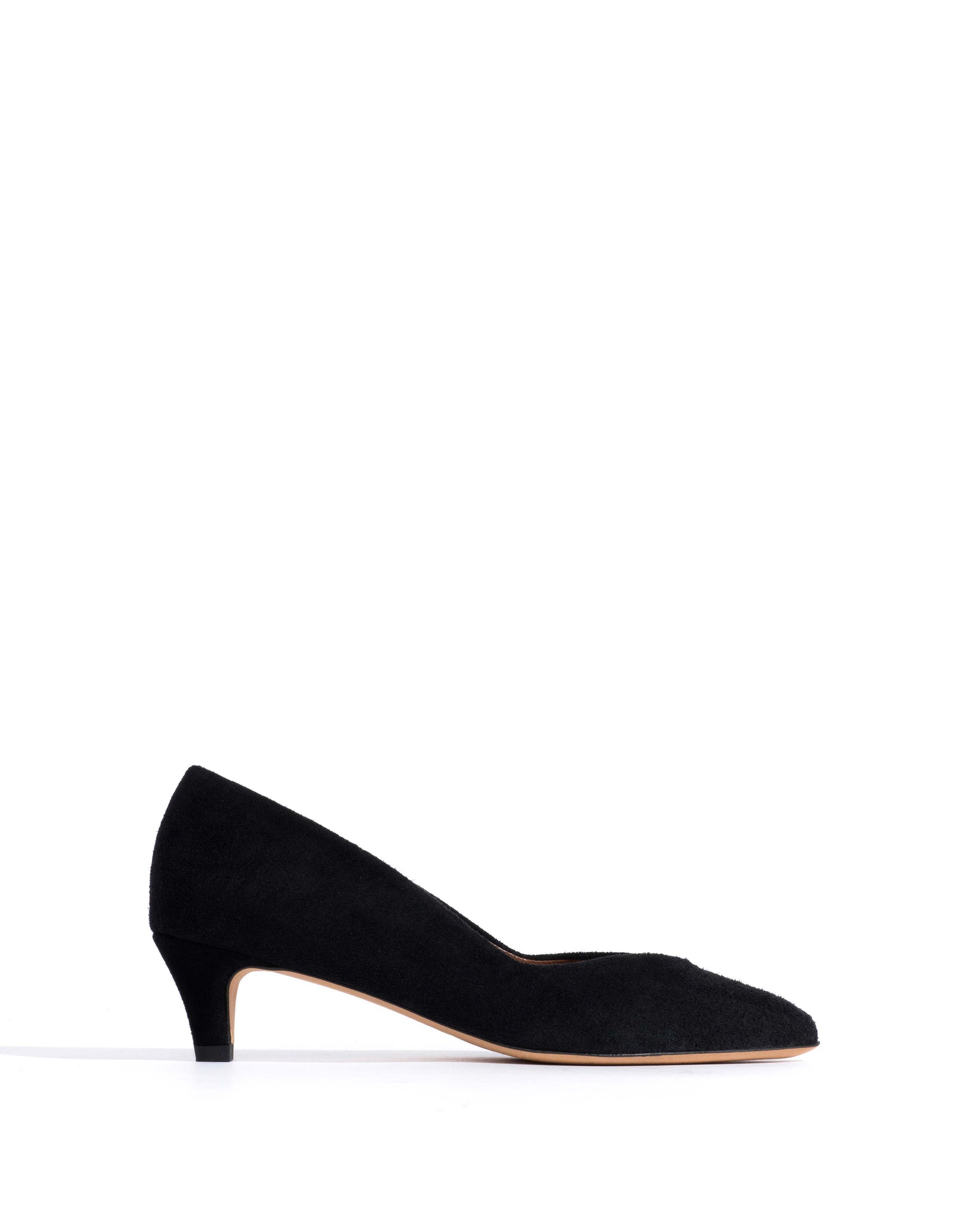 Trini 40 stiletto Calf suede Black