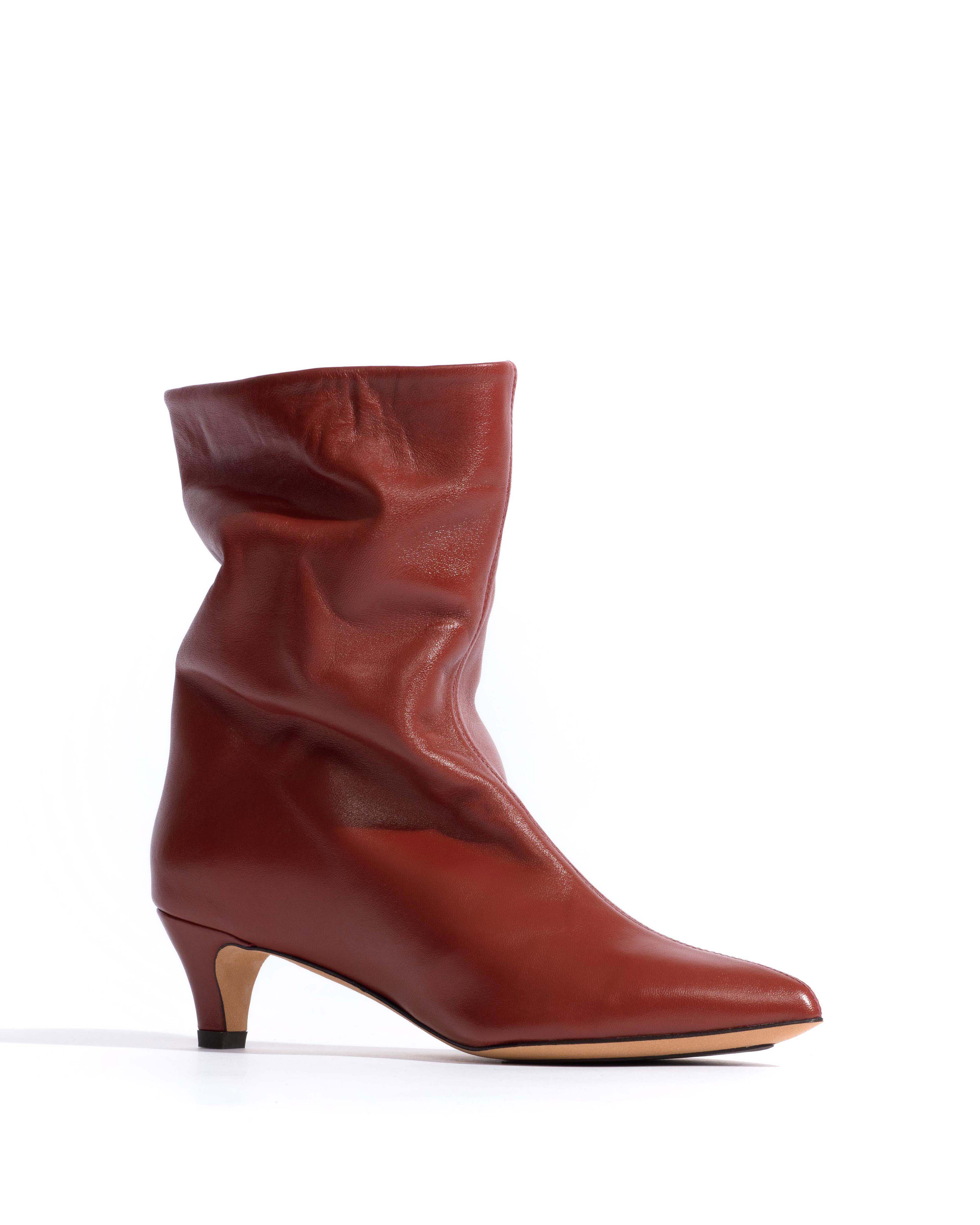 Sweeney 40 stiletto Silky calf Terracotta