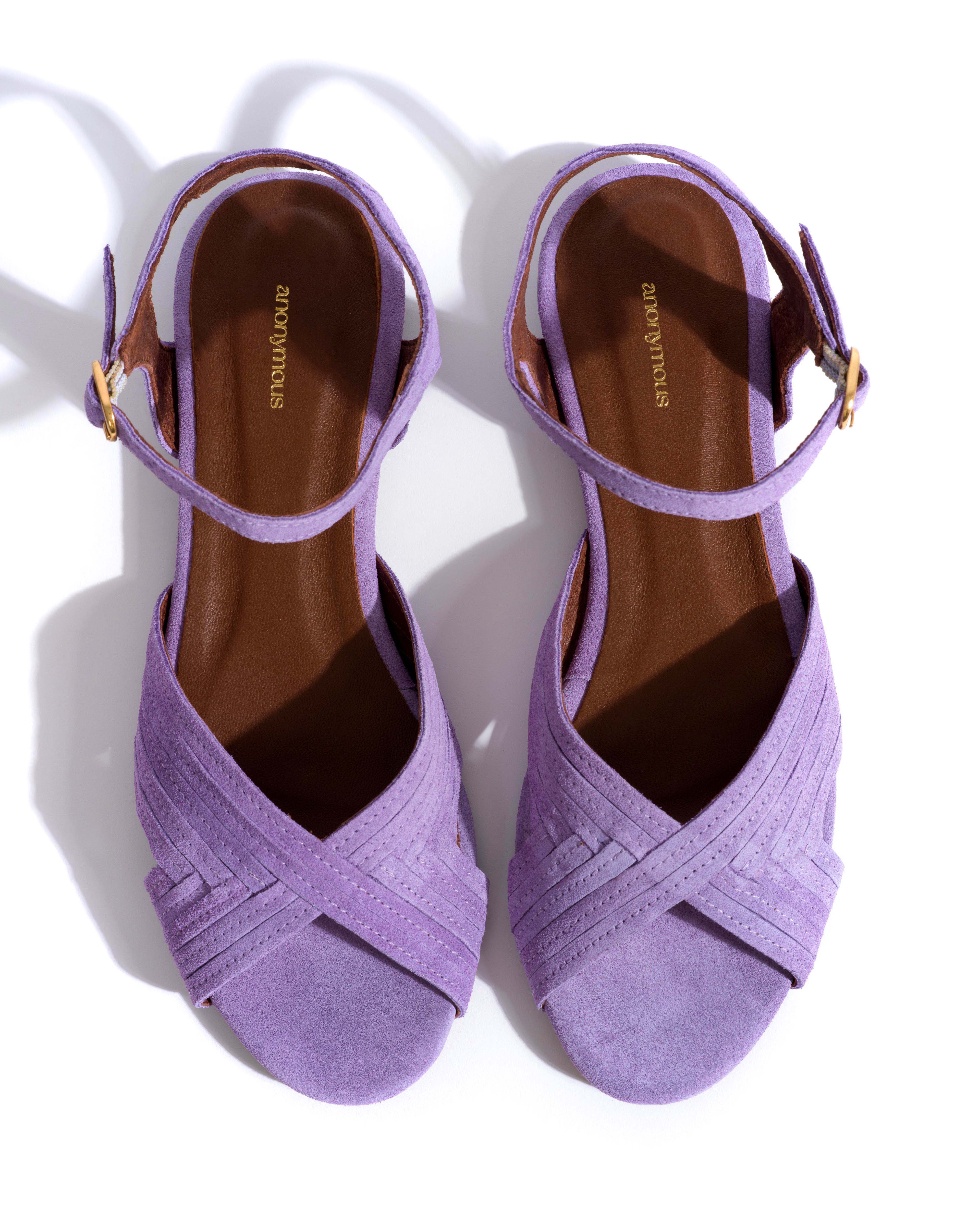 Niabi 10 Calf suede Lavender ice