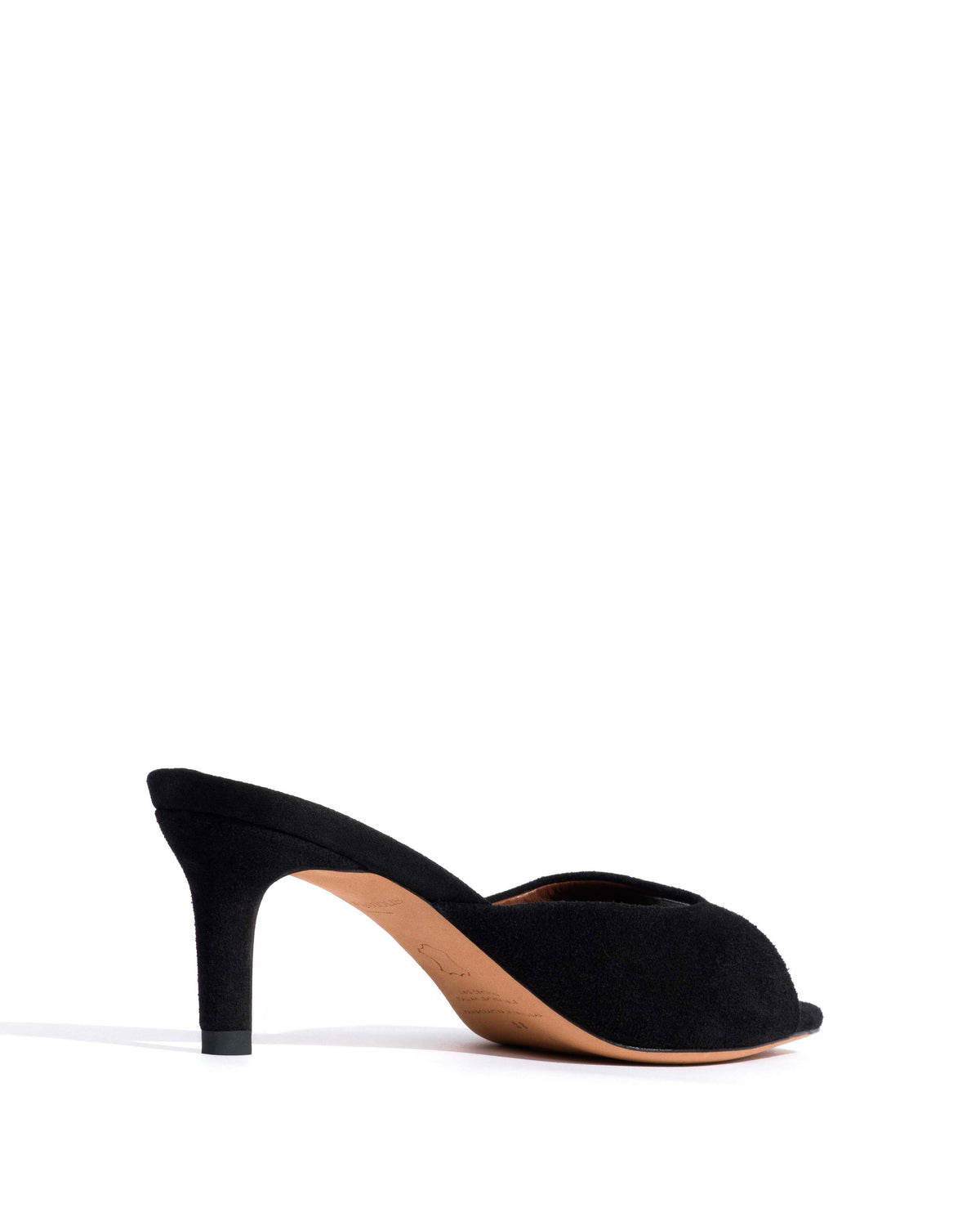 Mazy 55 Calf suede Black