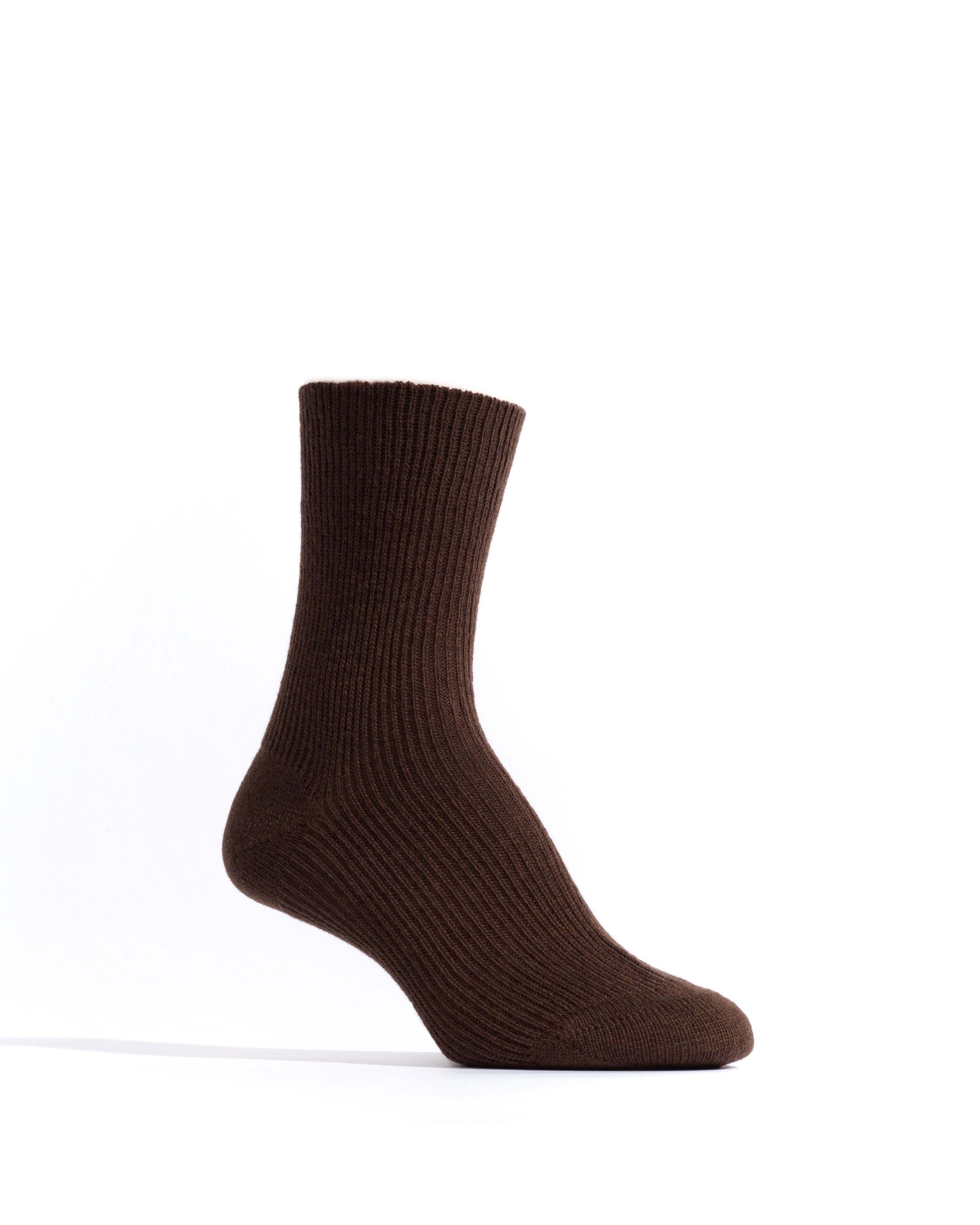 Lanai cashmere socks 70% wool 30% cashmere Chocolate